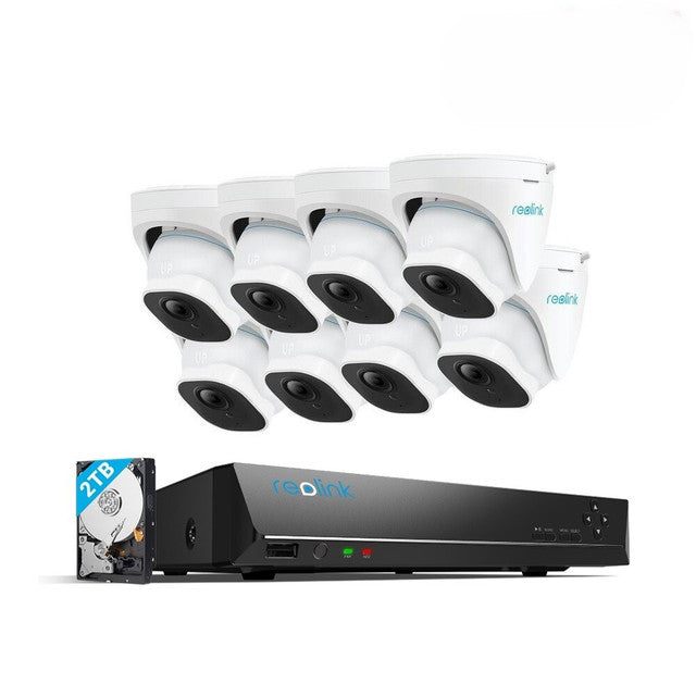 Reolink 8 Channel 8MP PoE Outdoor Security Camera System RLK8-820D8-A、mySite、camillekostekn