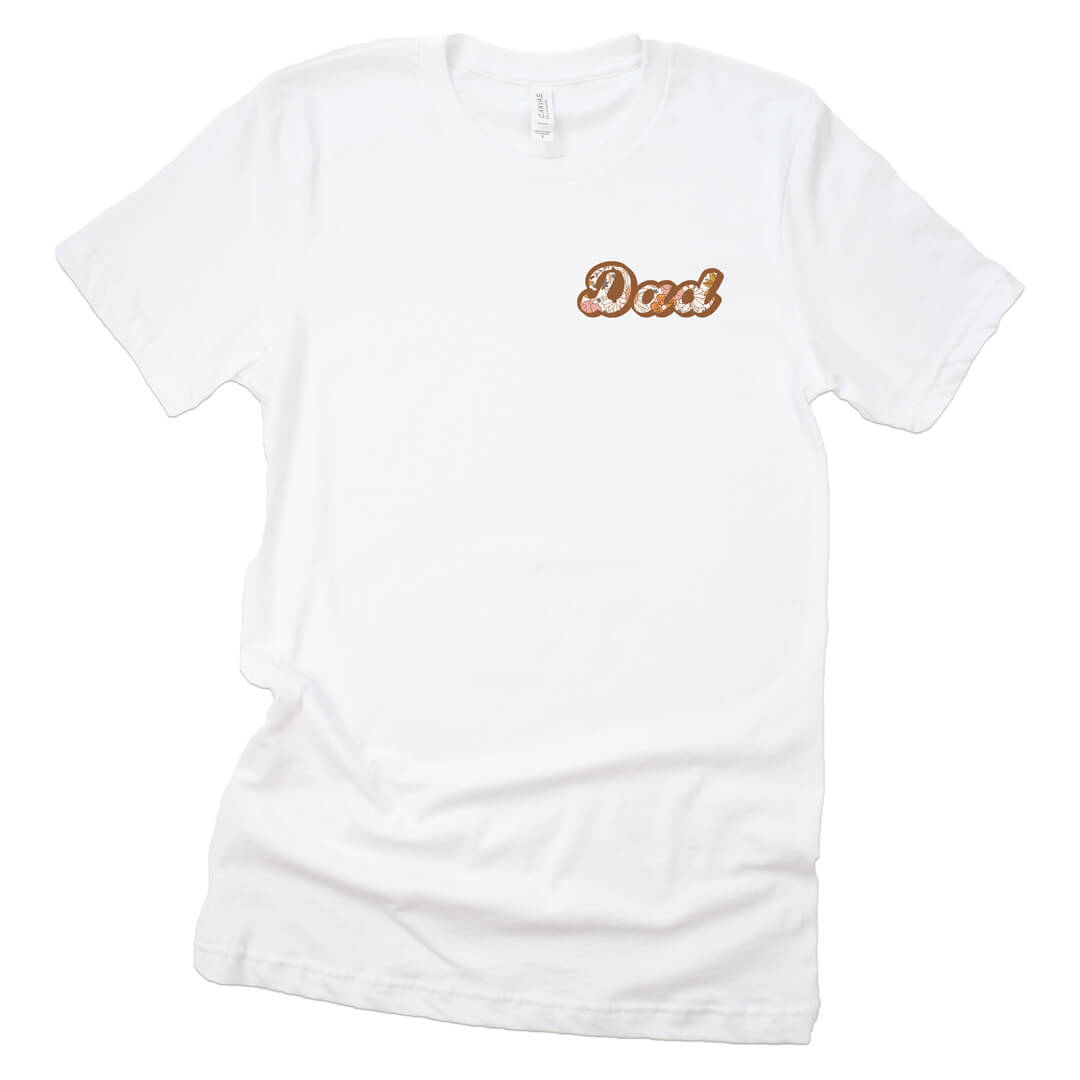  Boho Floral Dad Graphic Tee | White、mySite、layawaytickets