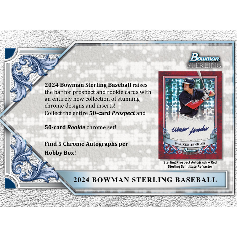 2024 Bowman Sterling Baseball Hobby Box、mySite、waistdrama