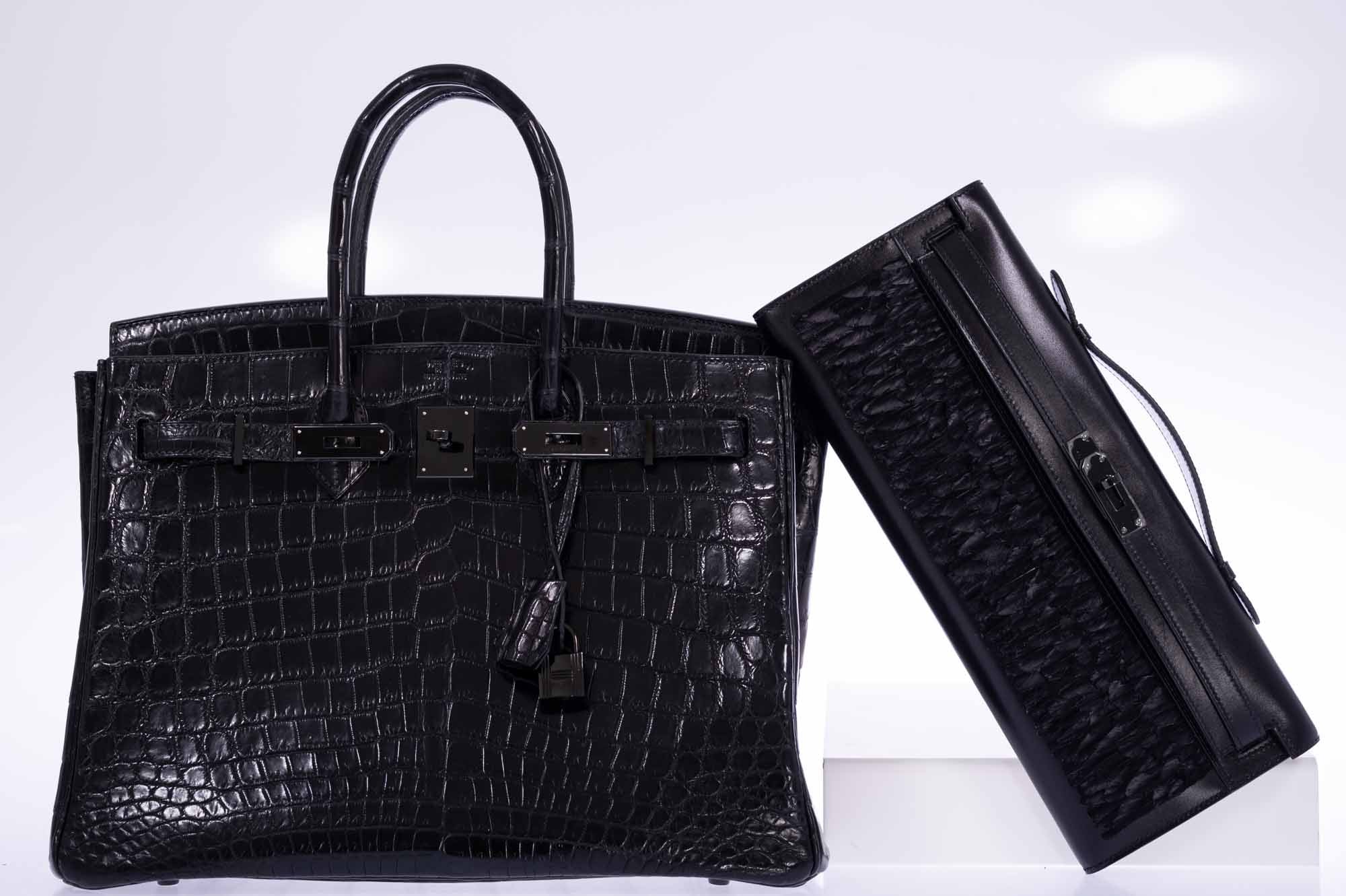 Hermès Birkin 35 SO BLACK Matte Niloticus Crocodile PVD Black Hardware、mySite、garminoutage.com