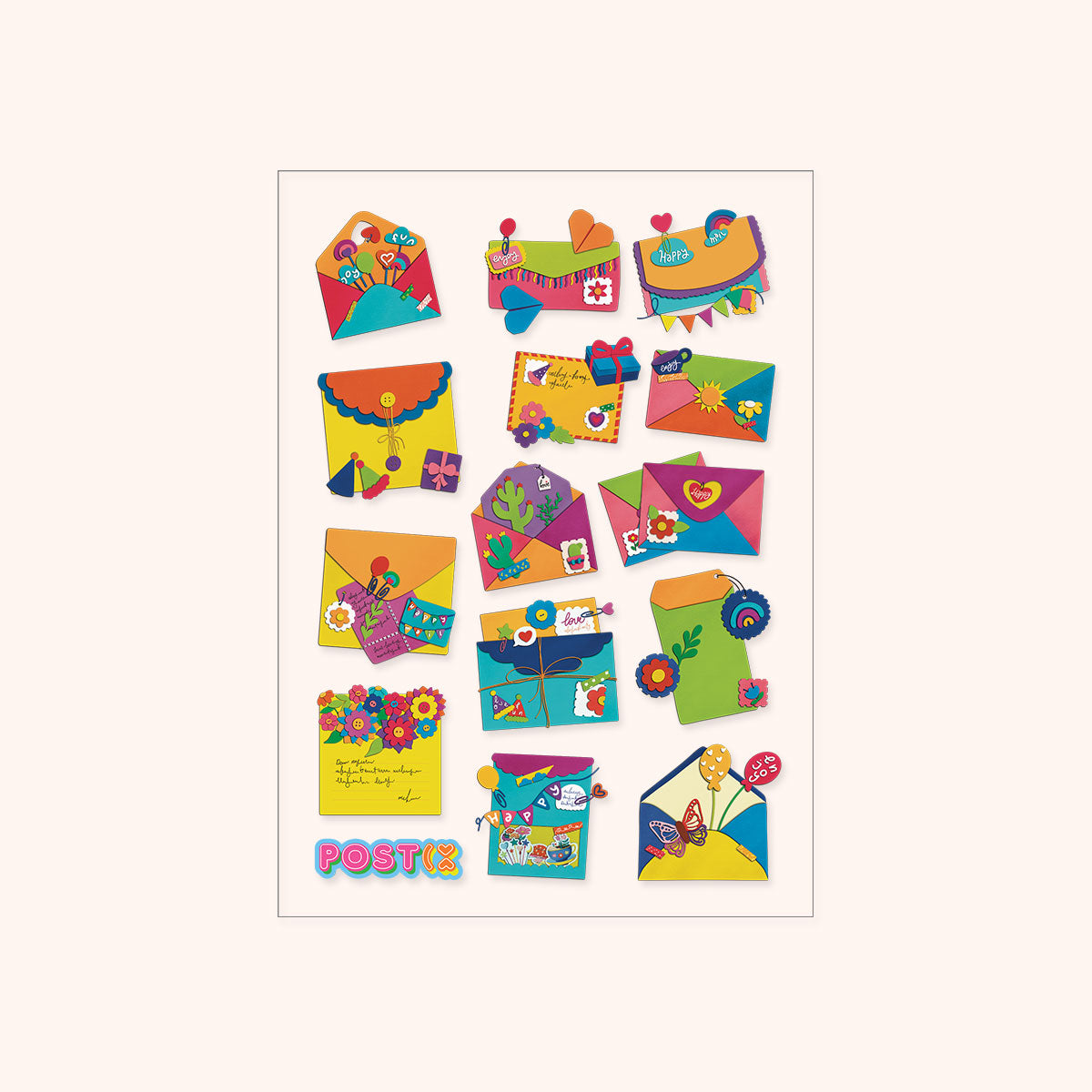  Crafty Mail Transparent Sticker Sheet、mySite、ghnorth