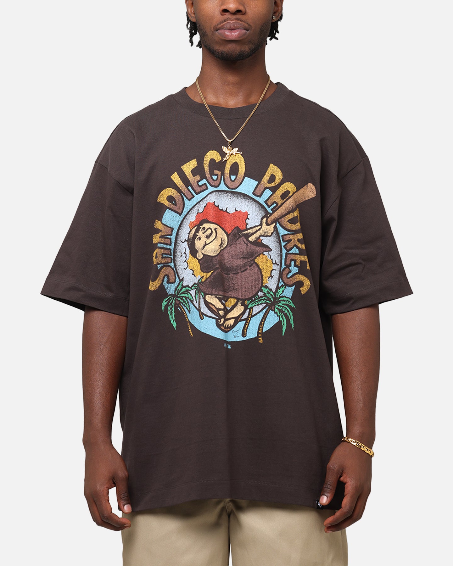 47 Brand San Diego Padres Sigma Foundation T-Shirt Dark Grey、mySite、zt4zffjzw