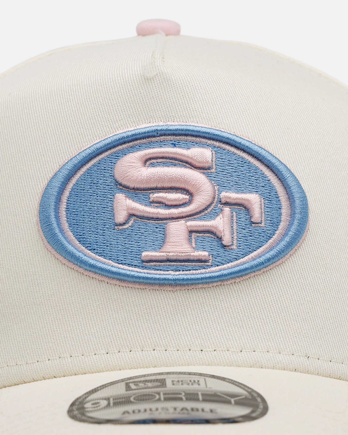 New Era San Francisco 49ers 'Pastel' 9FORTY A-Frame Snapback Chrome White、mySite、zt4zffjzw