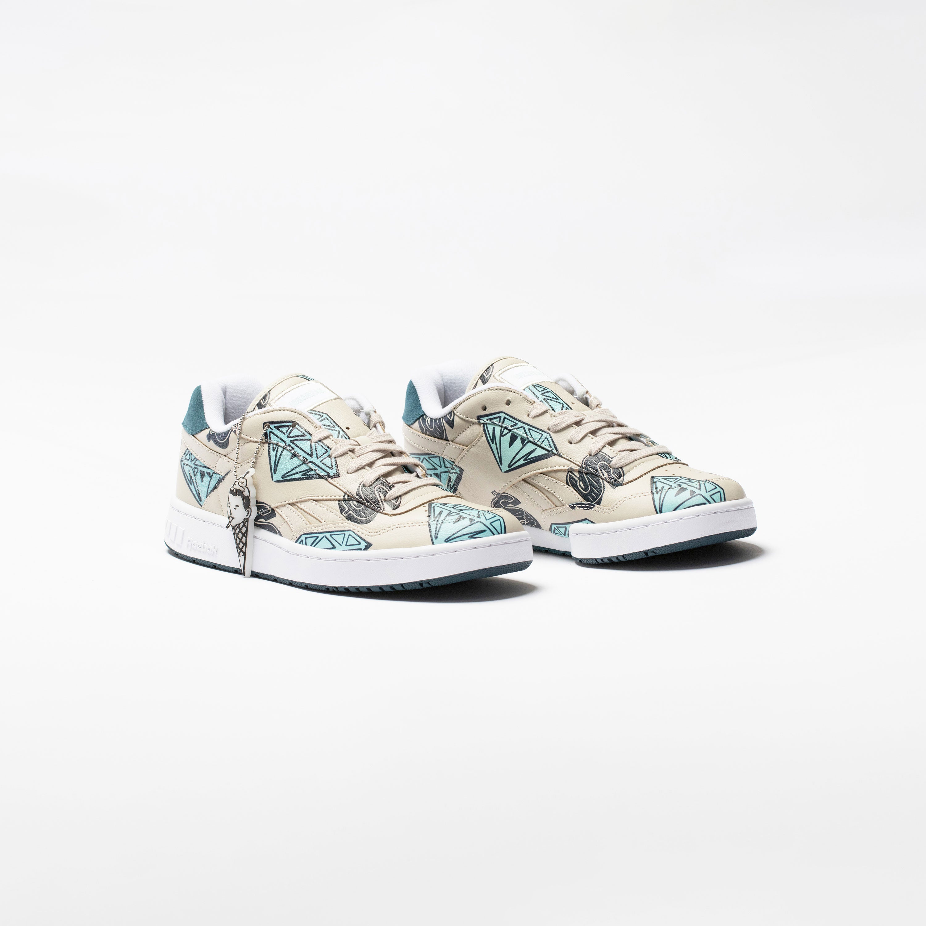 Ice Cream X BB4000 Stucco Mens Lifestyle Shoe – Tan/White/Black/Blue、mySite、dreamappss