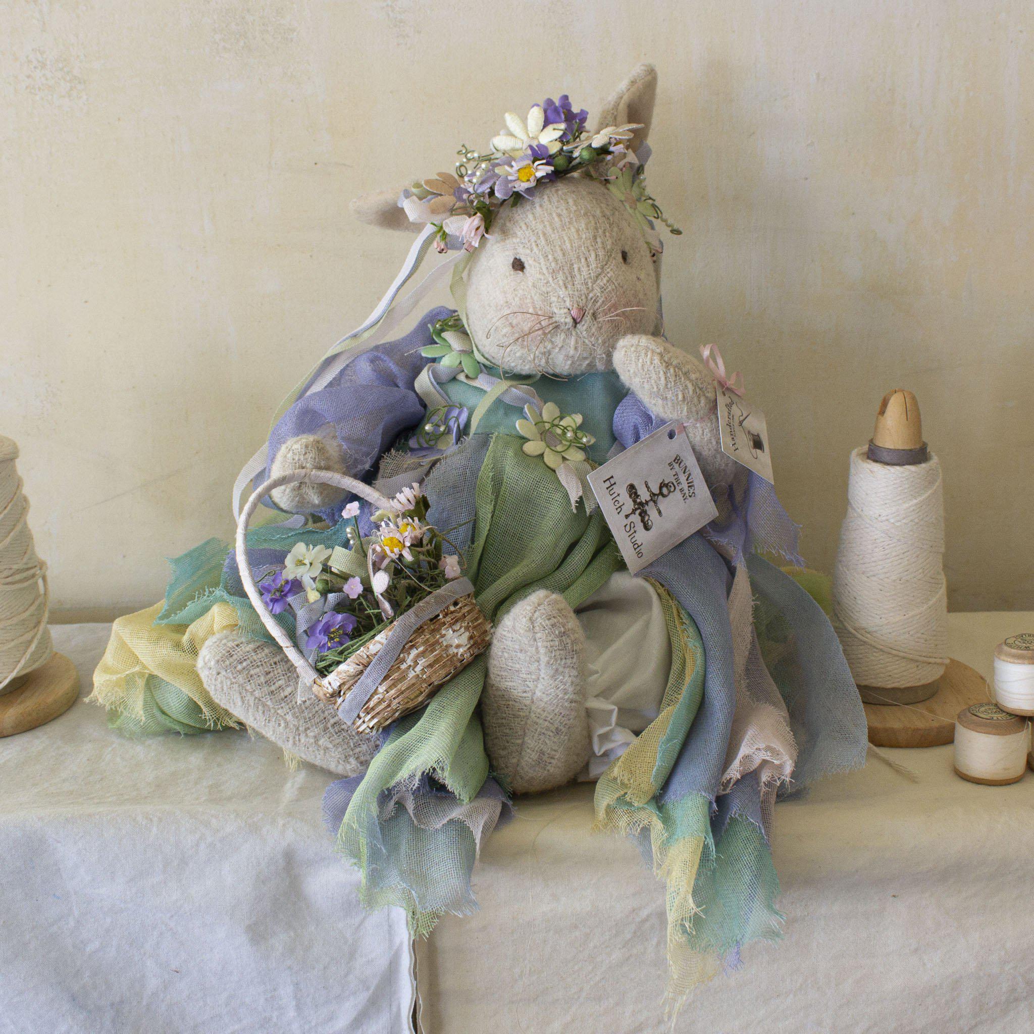 RETIRED - Hutch Studio - Florie Bunda - One Of A Kind Bunny、mySite、g9winljtr