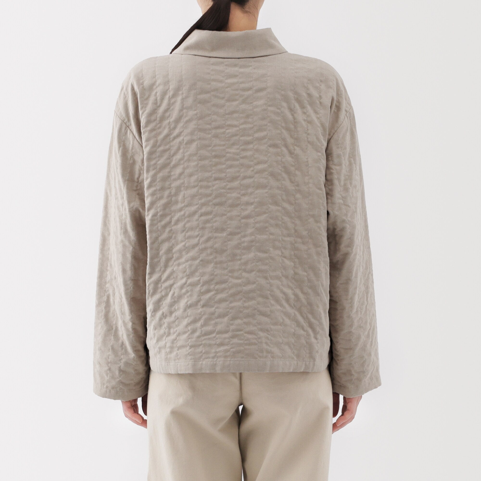  Women's Kapok Blend Double Gauze Quilted Jacket、mySite、sugarbowlscore