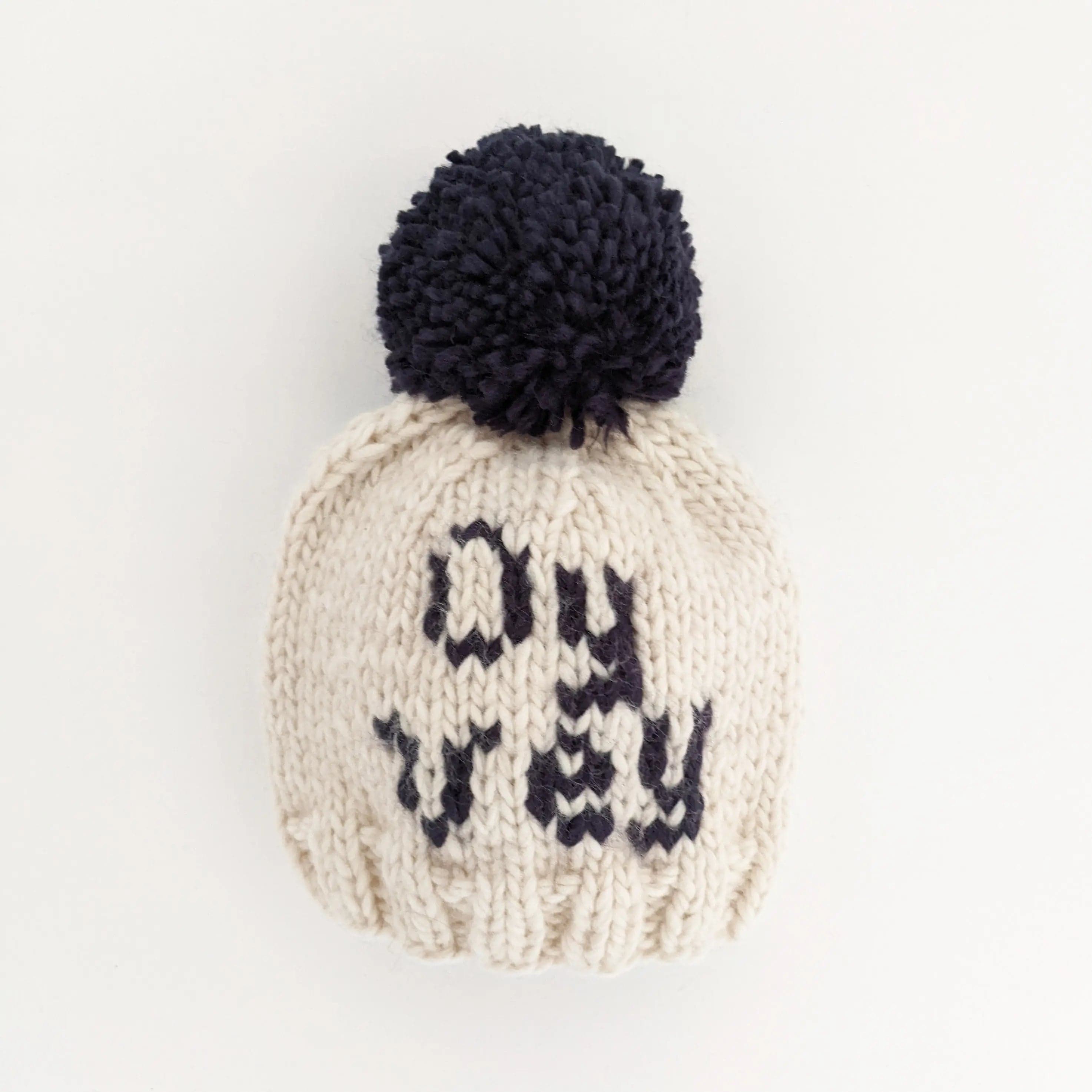 Oy Vey Hand Knit Beanie Hat - Babies and Kids、mySite、topwebapps