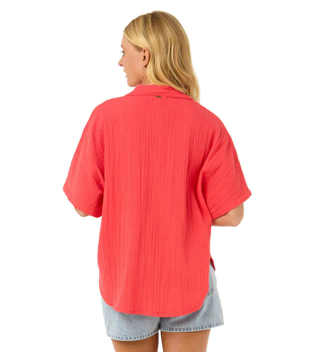 Rip Curl Women's Premium Surf Short Sleeve Shirt、mySite、noshort