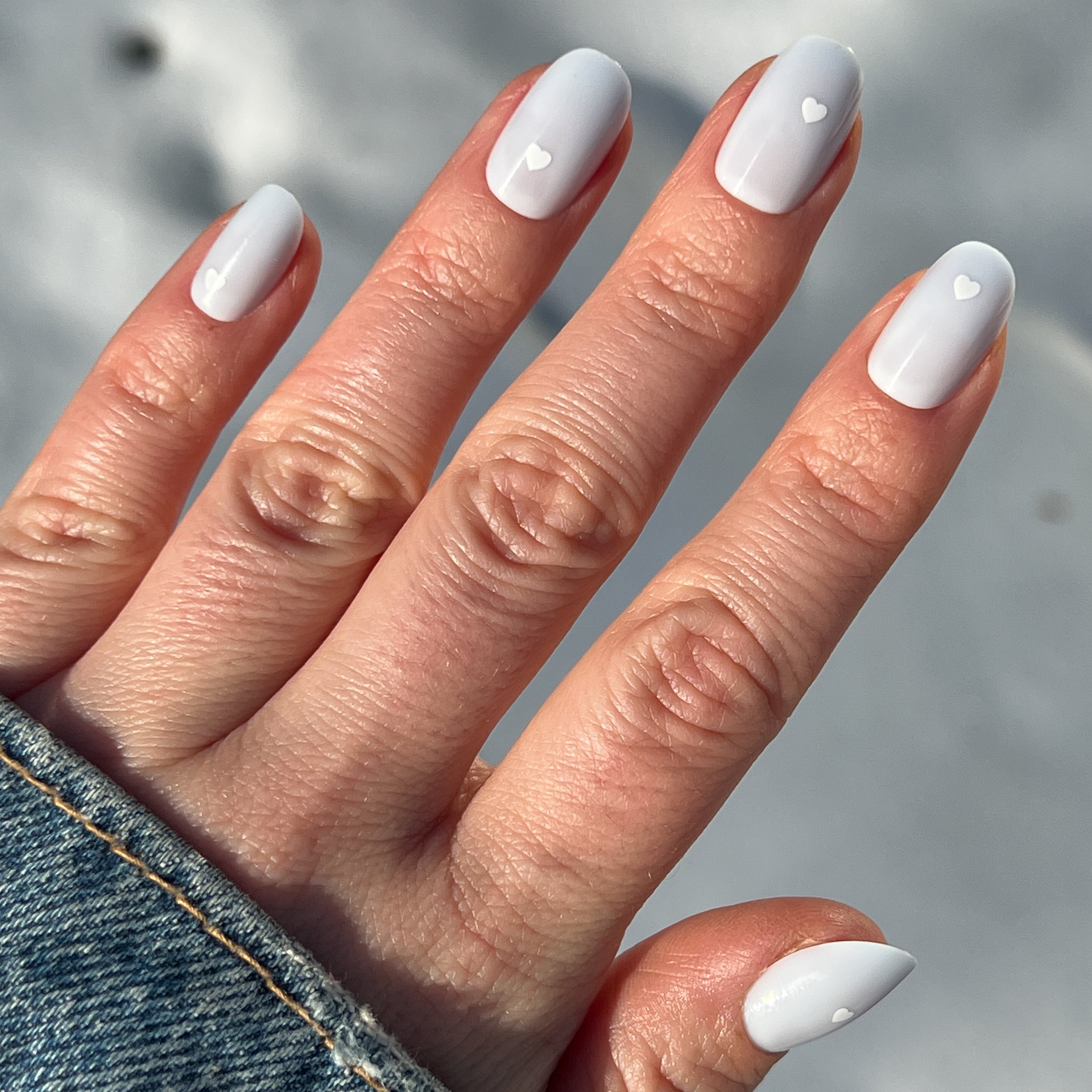 Periwinkle Vampy Heart | Round | Short、mySite、solidvoid