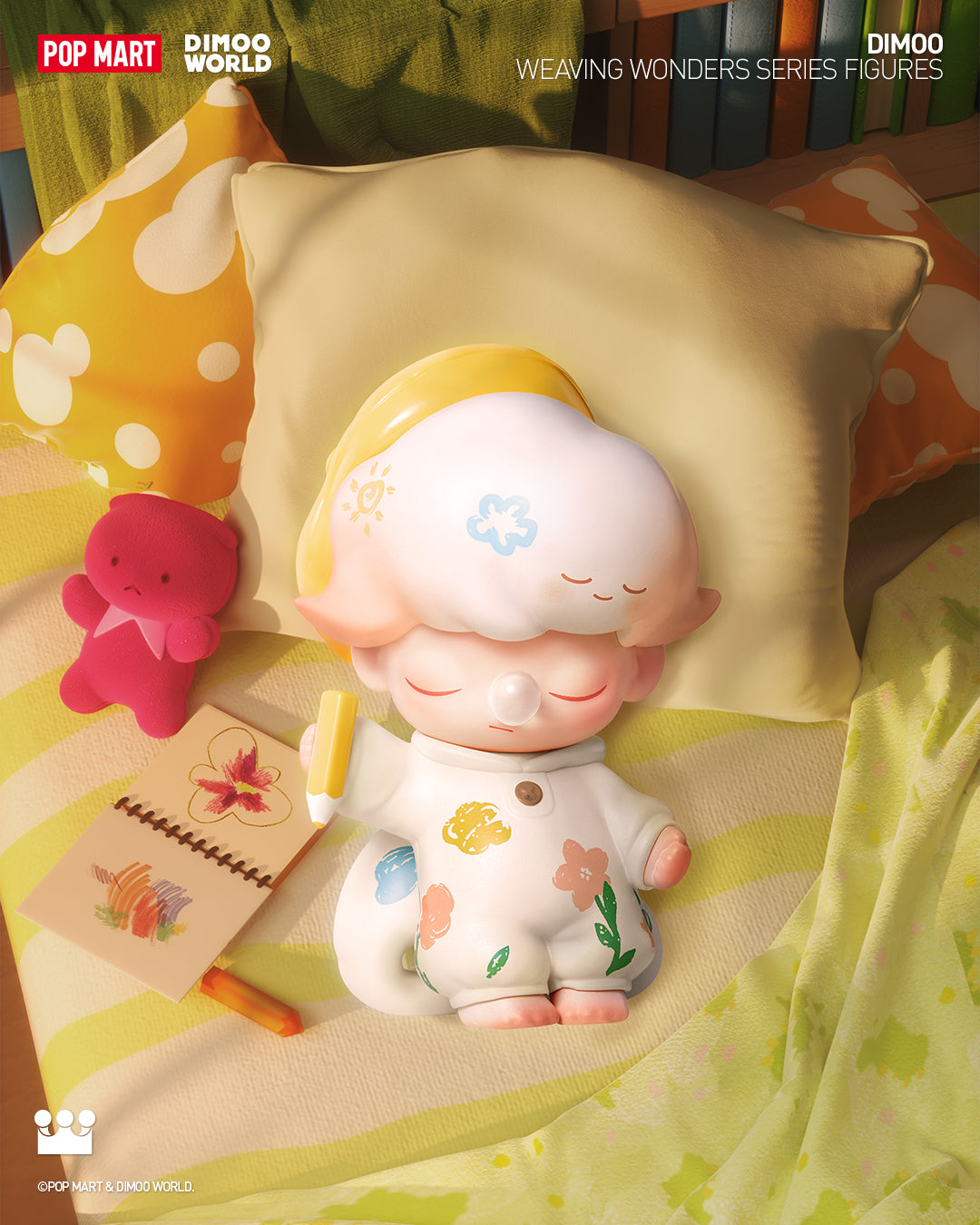  POP MART DIMOO Weaving Wonders Series Figures、mySite、greenlandpopulation