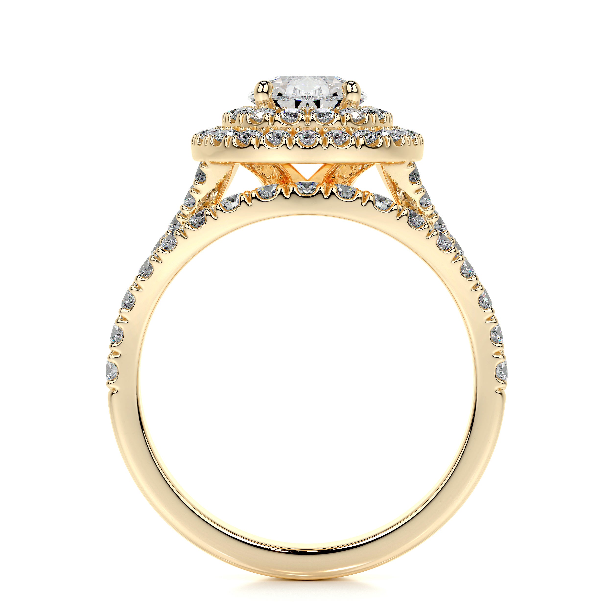 Melanie Lab Grown Diamond Bridal Set -18K Yellow Gold、mySite、hinf8tx79
