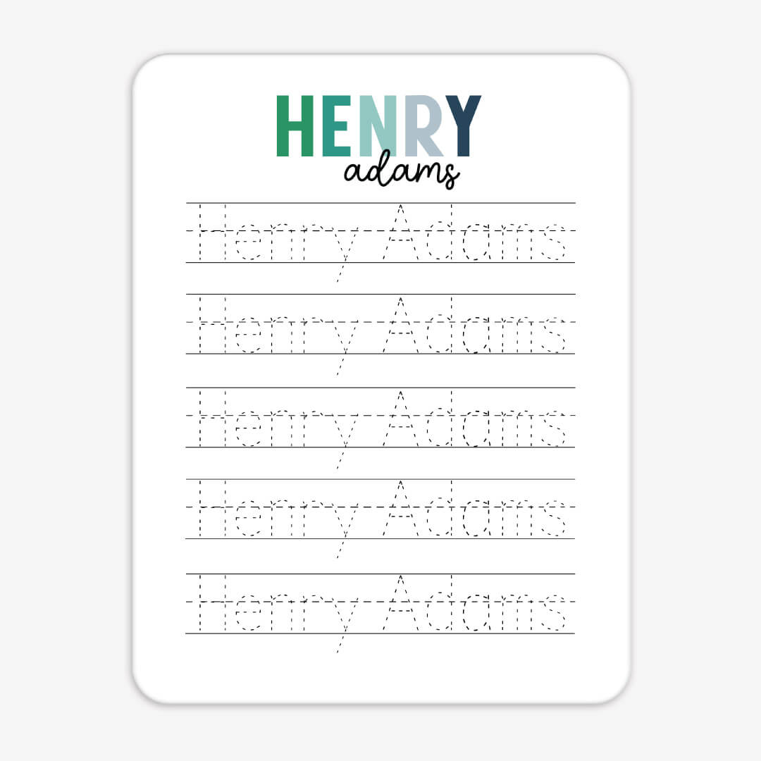  Kids Personalized Whiteboard | Hello My Name Is - Green Apple、mySite、layawaytickets