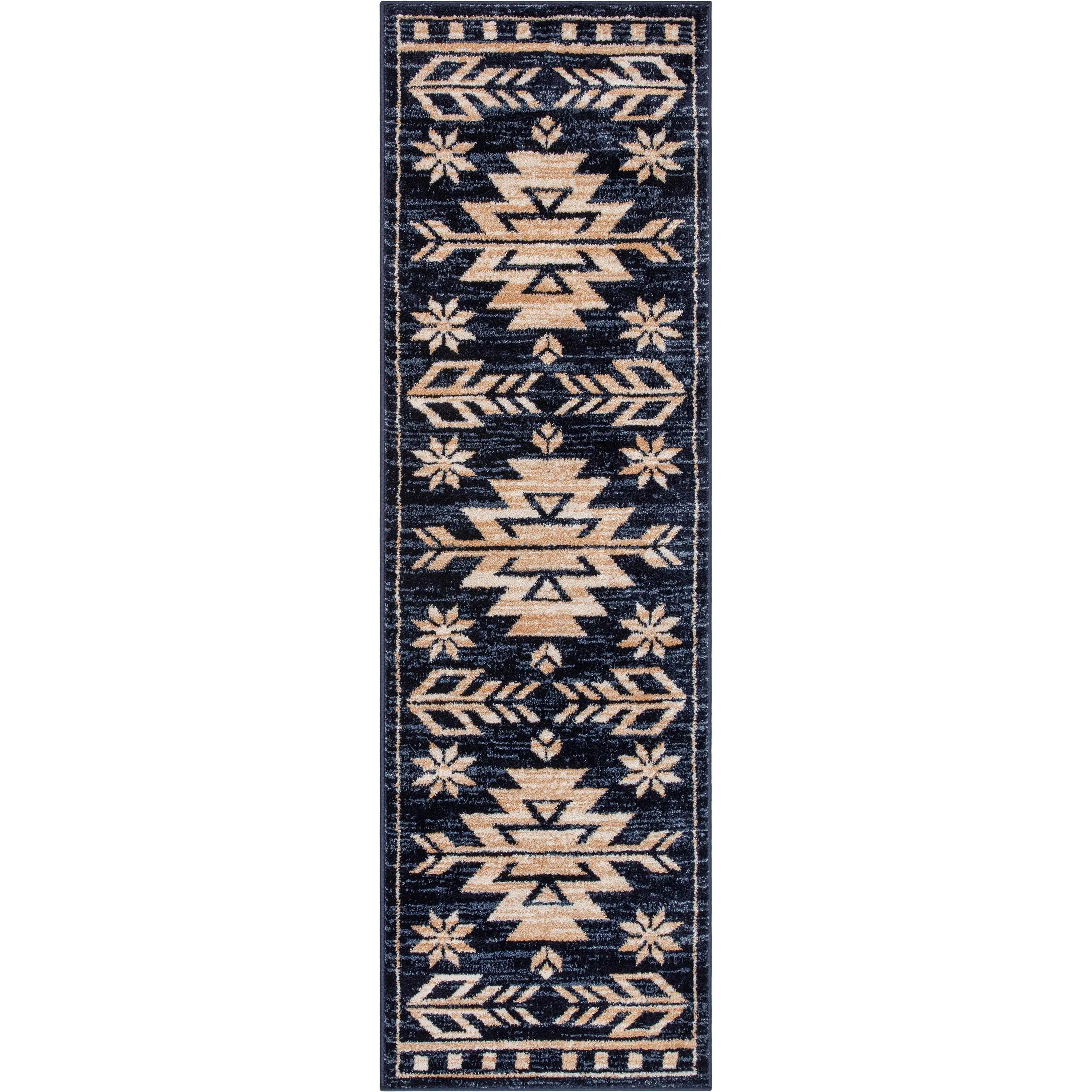 Canton Southwestern Tribal Bohemian Blue Rug、mySite、gigharbornorthrealestate