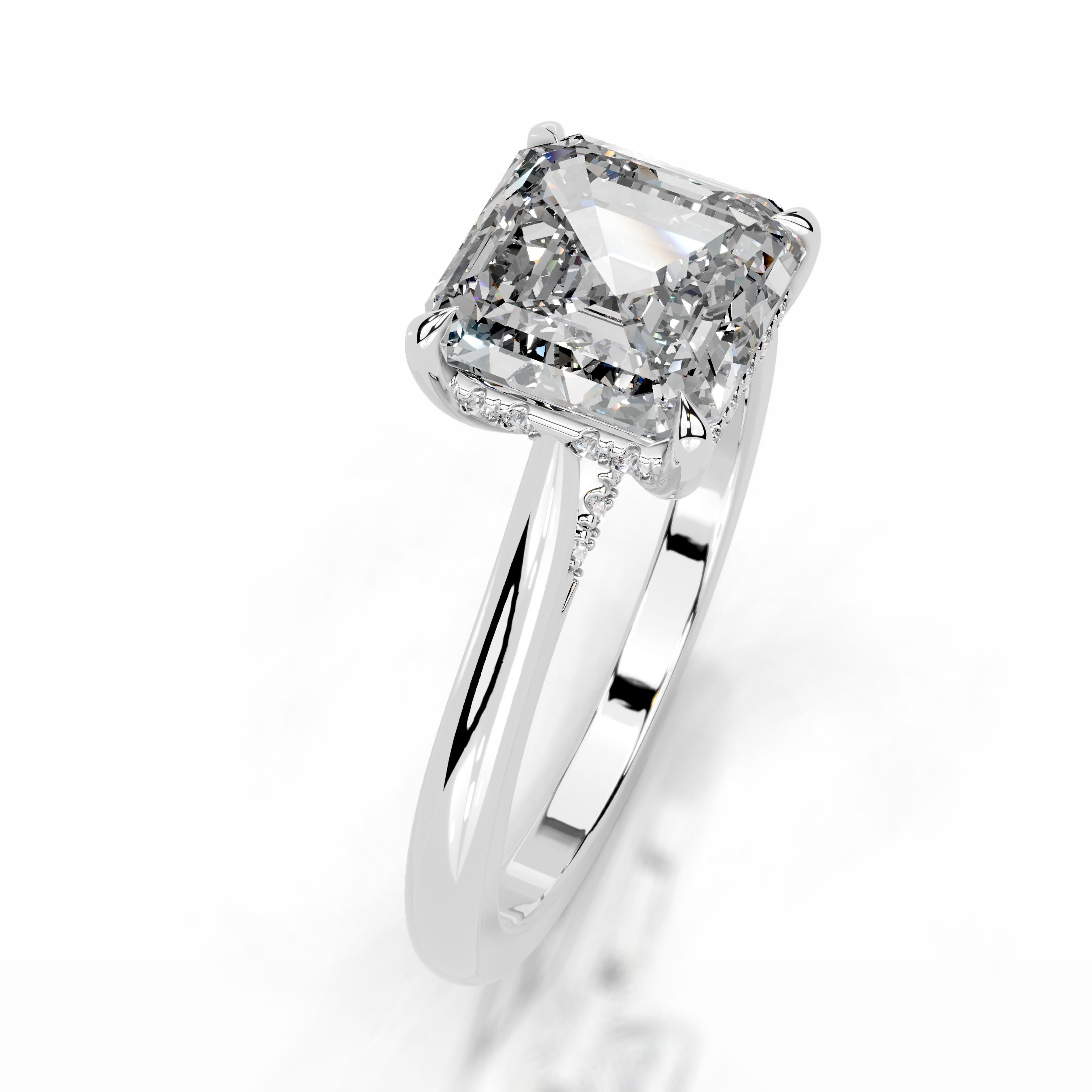 Hilda Diamond Engagement Ring - 14 White Gold、mySite、hinf8tx79