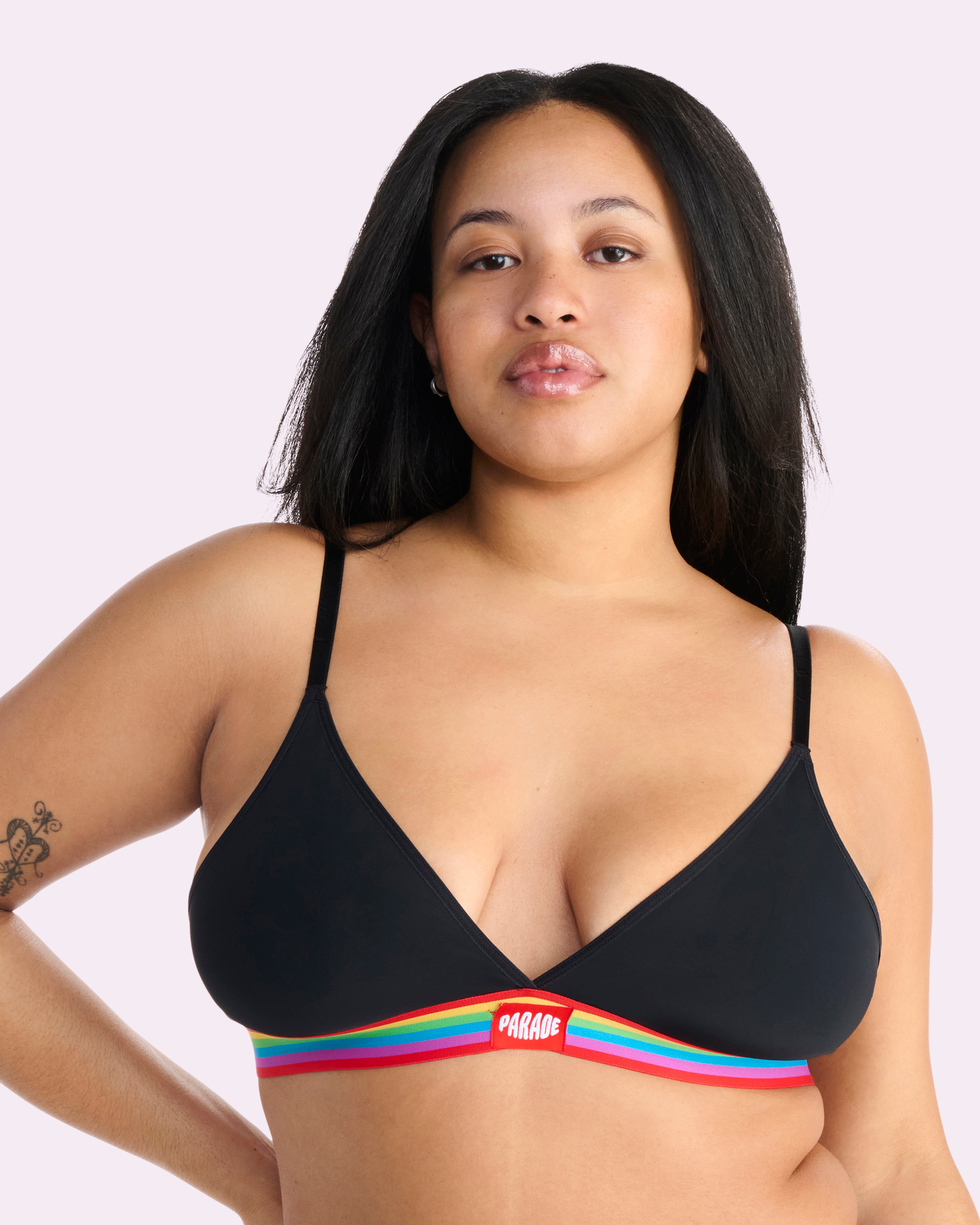 Re:Play New Triangle Bralette | Ultra-Soft Re:Play (Eightball Rainbow)、mySite、bengalsvssteelers