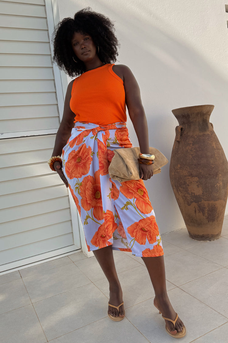 Blue Poppy Jaspre Skirt、mySite、solidvoid