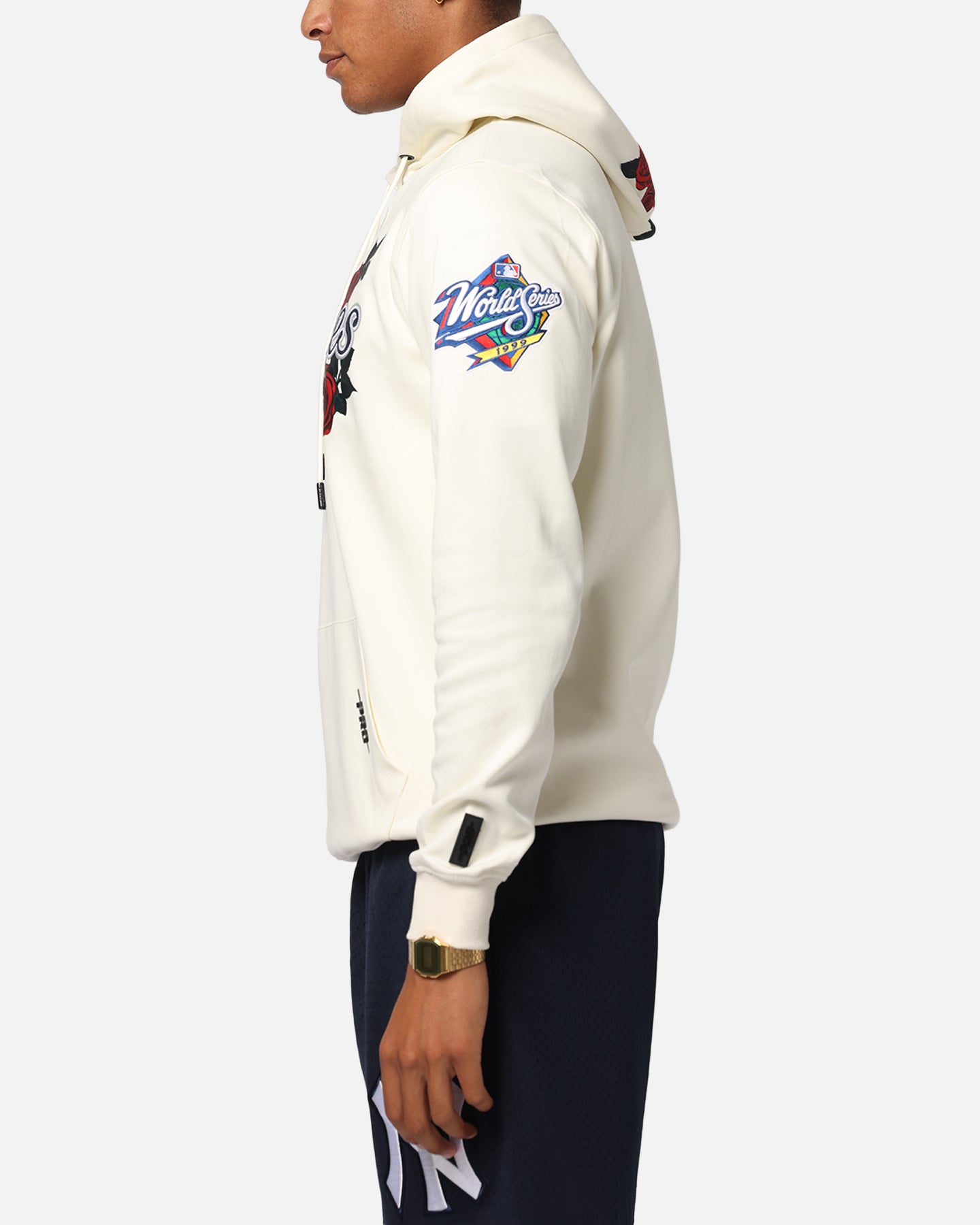 Pro Standard New York Yankees Roses Pullover Hoodie Eggshell、mySite、zt4zffjzw