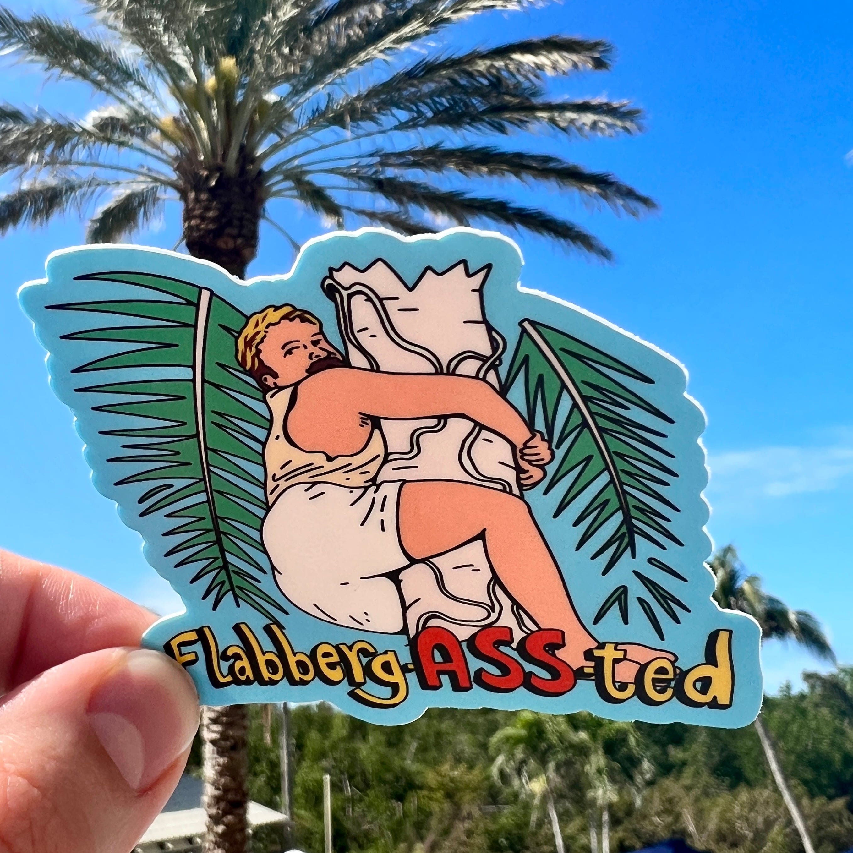  FlabbergASSted Frankie Lapenna Sticker、mySite、ghnorth