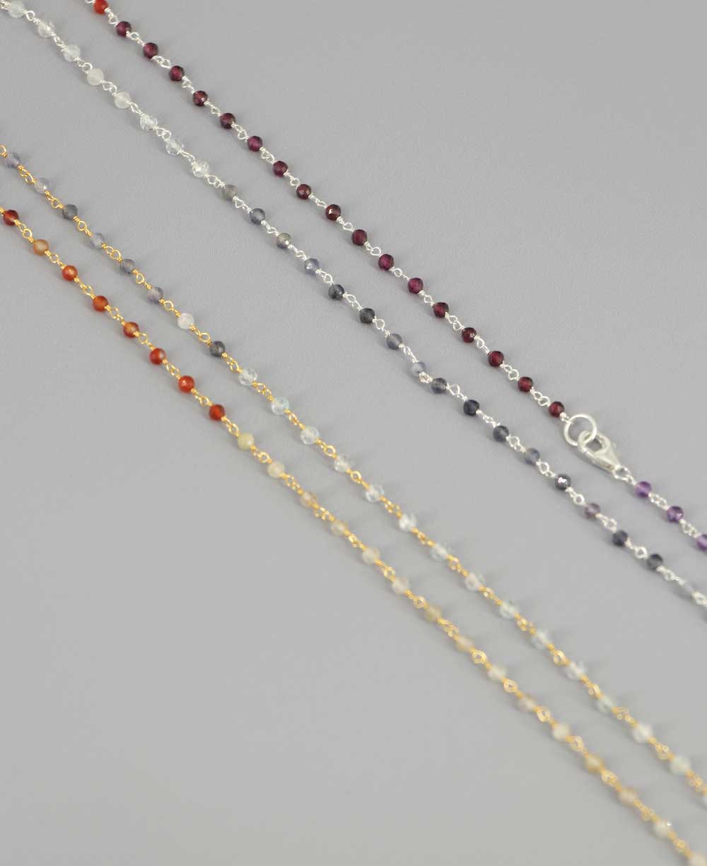 7 Gemstone Chakra Chain Necklace、mySite、topwebapps