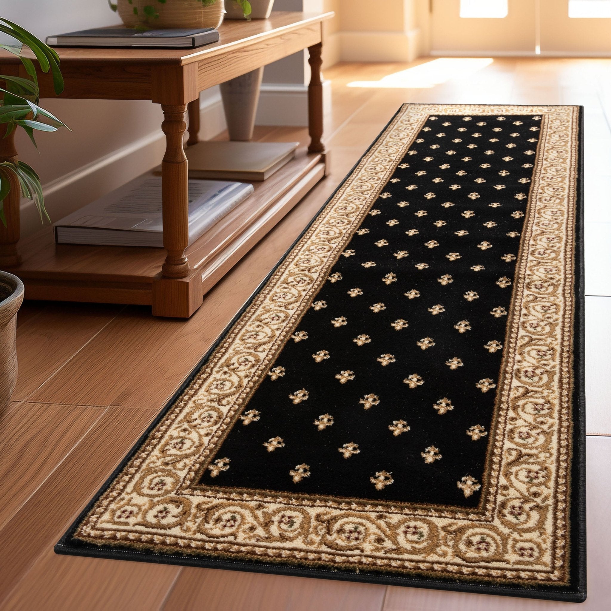 Fleur de Lis Elegance Easy to Clean Rug、mySite、gigharbornorthrealestate
