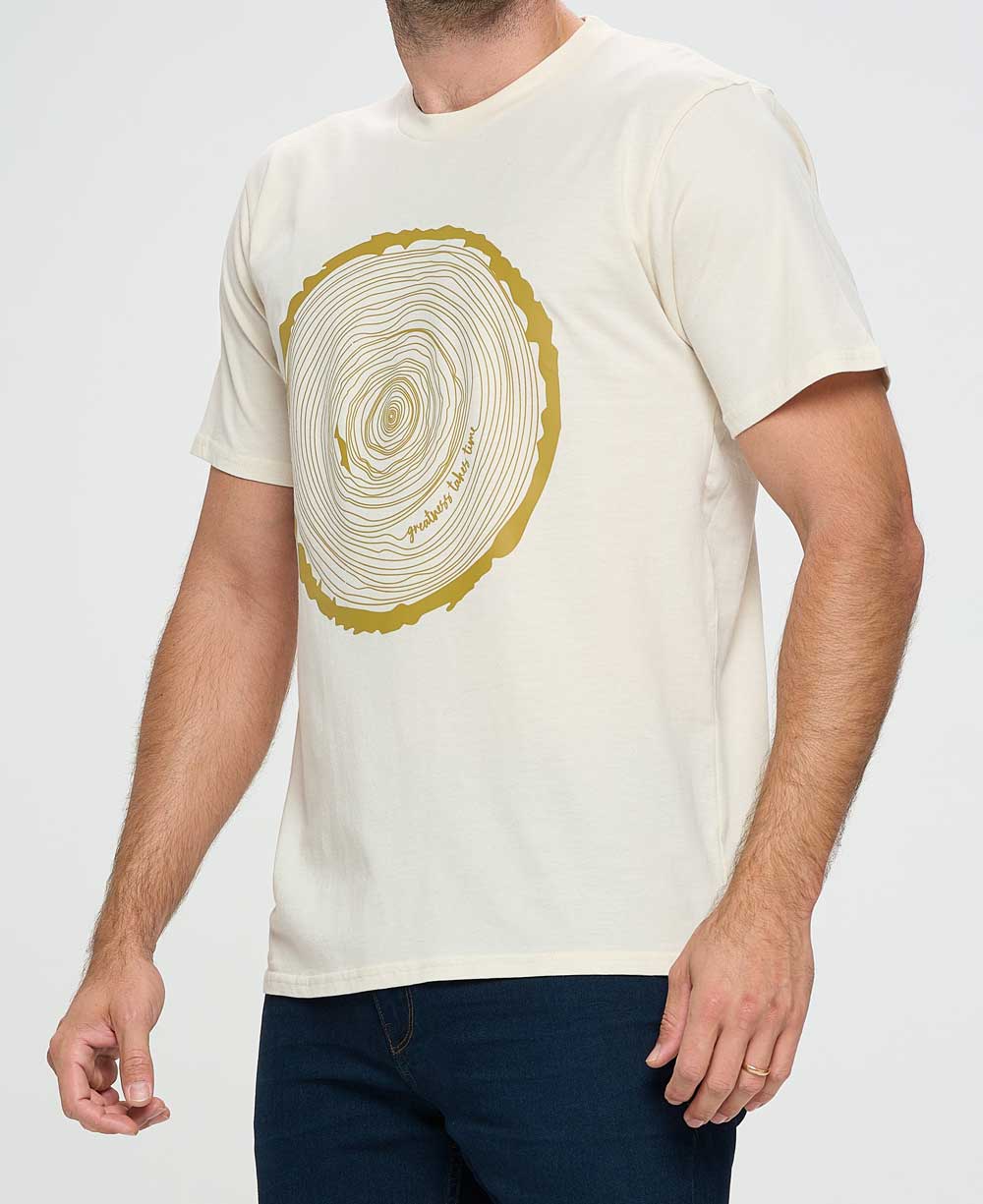 Men’s Organic Cotton Greatness Takes Time T-Shirt, USA、mySite、topwebapps