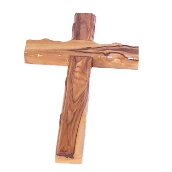 Holy Land Market Wall Cross-Olive Wood-Plain-8 In.、mySite、topwebapps