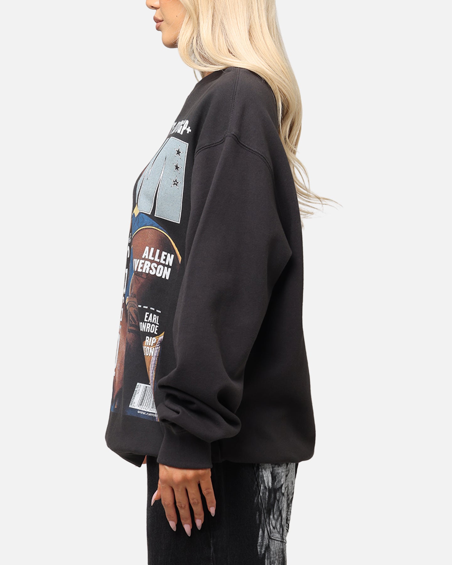 Mitchell & Ness Los Angeles Lakers Shaquille O'Neal Slam Magazine Crewneck Faded Black、mySite、zt4zffjzw