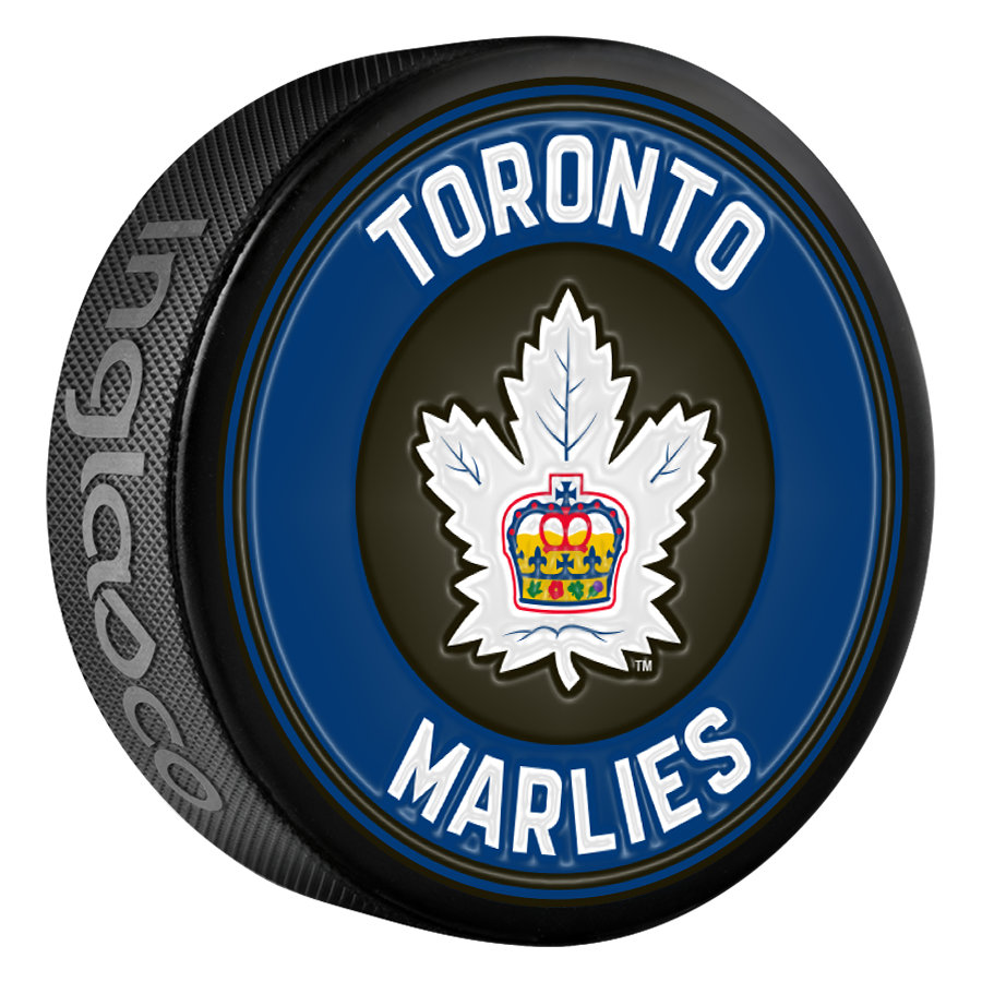 Toronto Marlies Chrome Design Puck