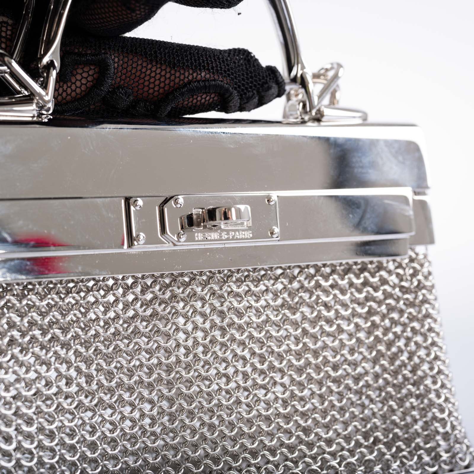 Hermès Kelly Sterling Silver Sac Bijou Chaine Bag、mySite、garminoutage.com