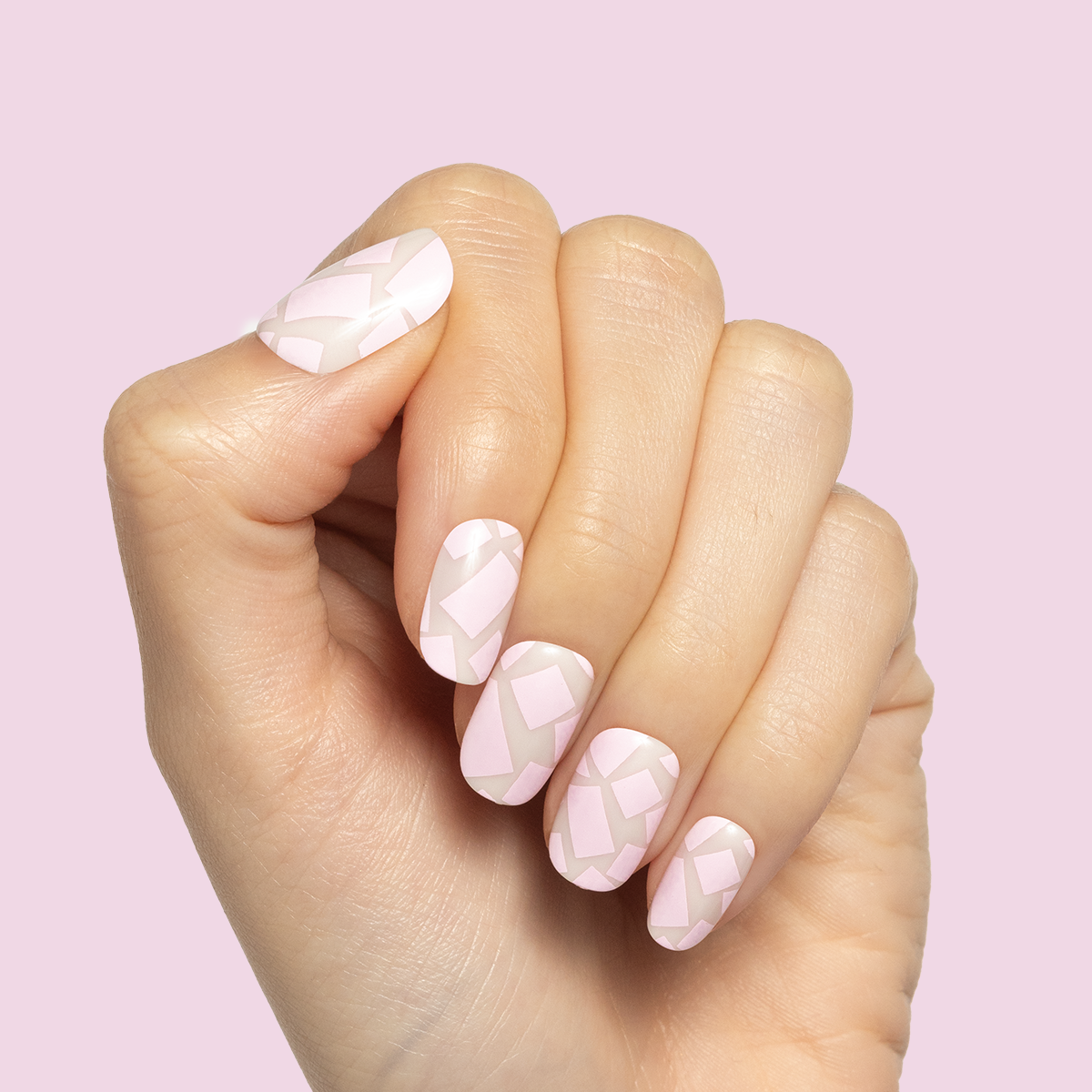 Scattered Squares - Tab Press-On | Short | Squoval - Part of Set、mySite、solidvoid