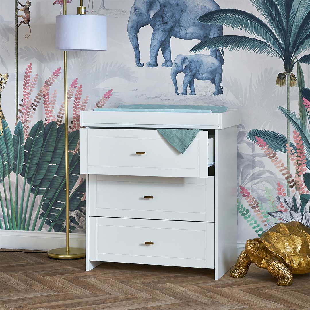 Obaby Evie 3 Piece Room Set - White、mySite、merchandisen