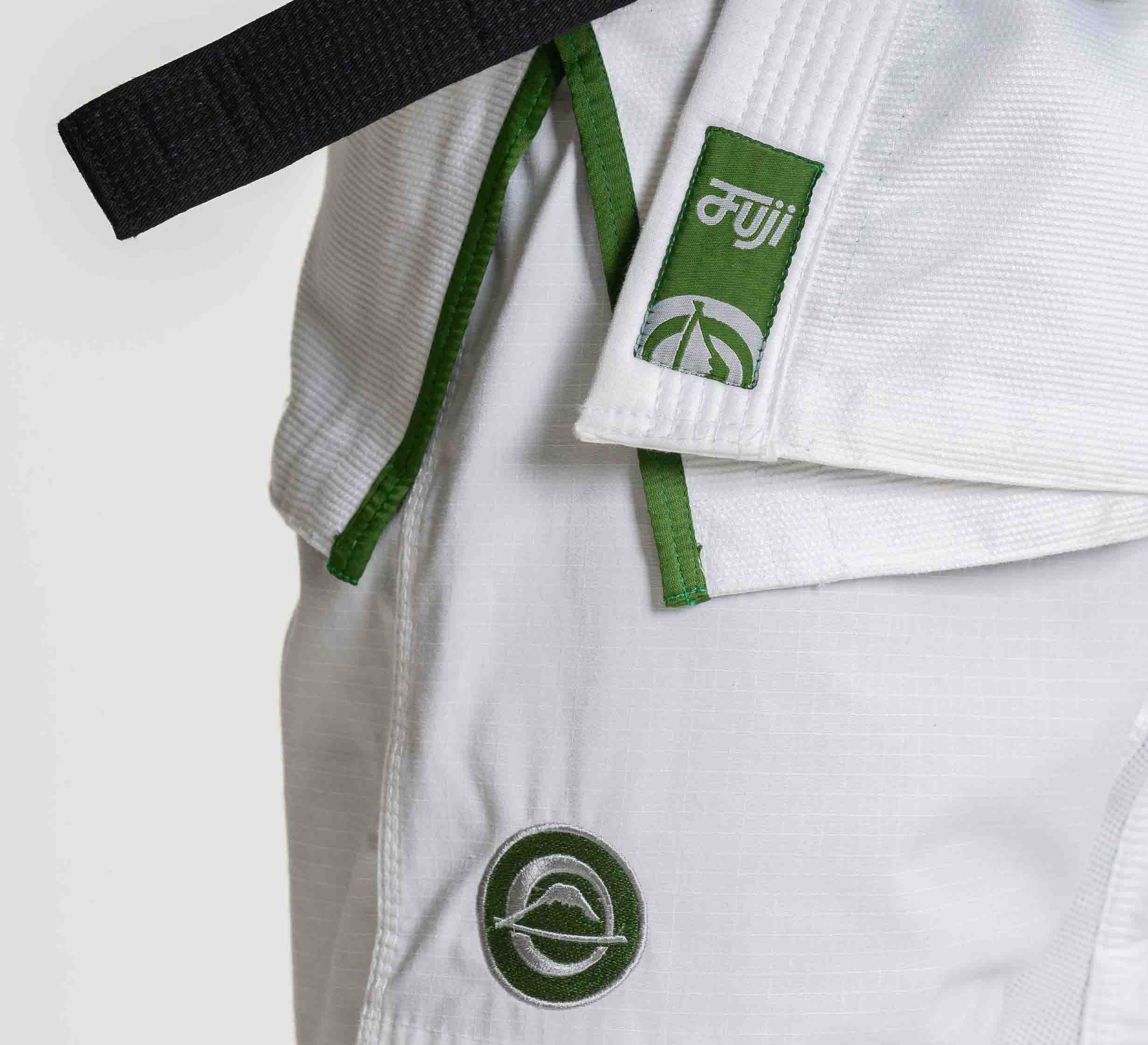 Flow-Tech BJJ Gi White/Green、mySite、gigharbornorthrealestate