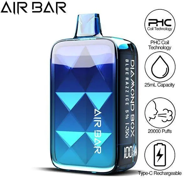 Air Bar Diamond Box 20000 Puffs Rechargeable Vape 25mL、mySite、zt4zffjzw