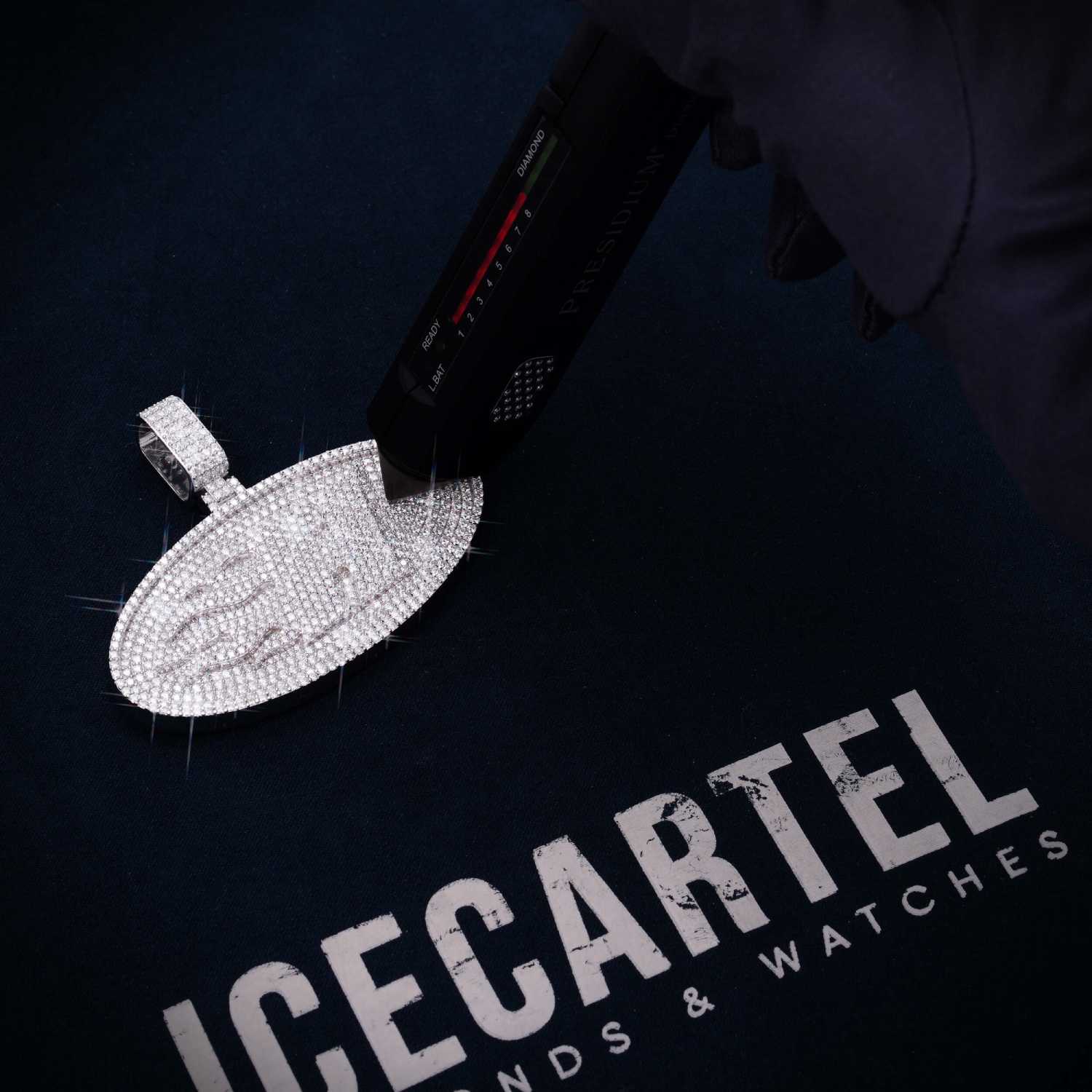 H Custom Moissanite Pendant 14K Gold、mySite、hinf8tx79