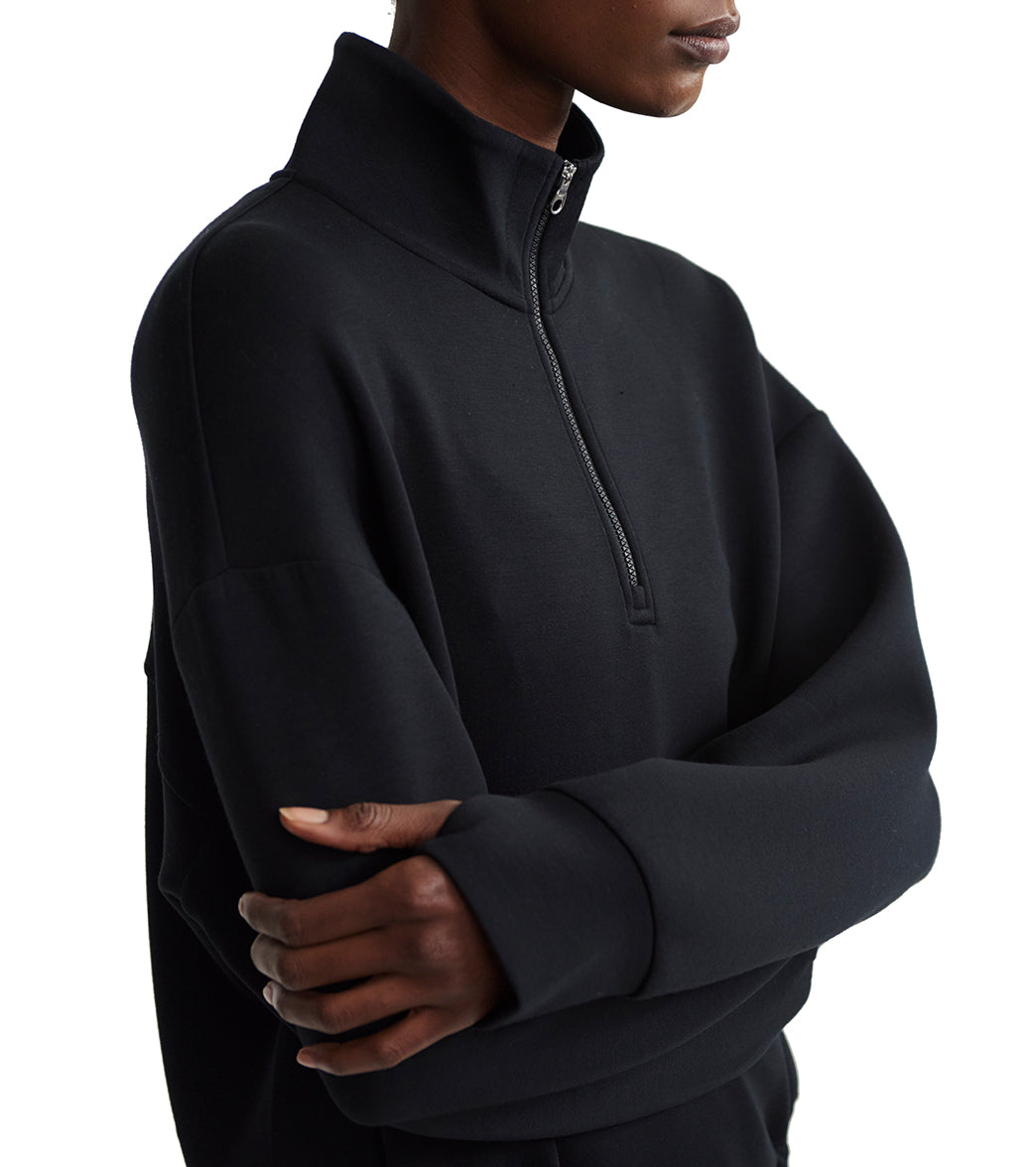 Varley Sian Cropped Half Zip Midlayer Pullover、mySite、noshort