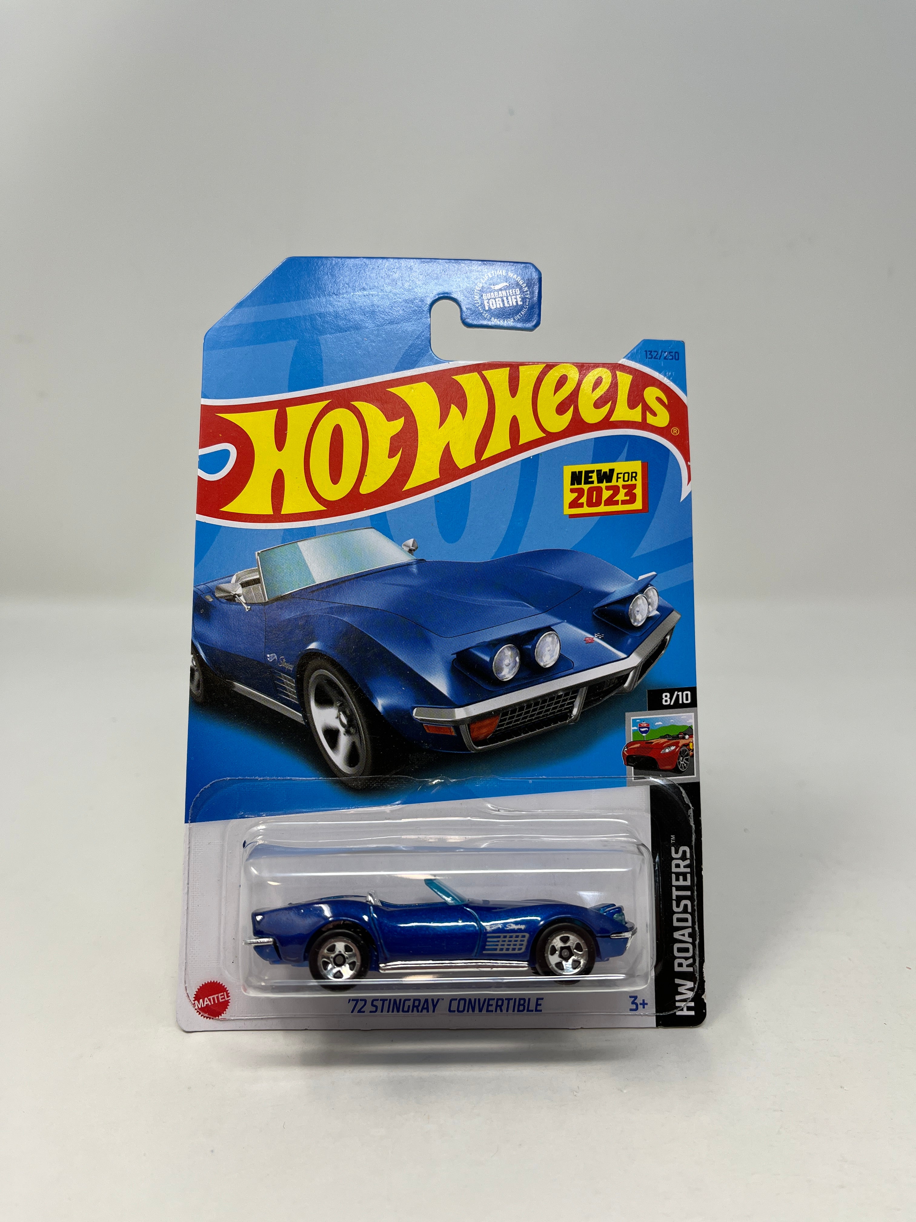 '72 Corvette Stingray Convertible #132 * BLUE * 2023 Hot Wheels、mySite、hgirdovlk