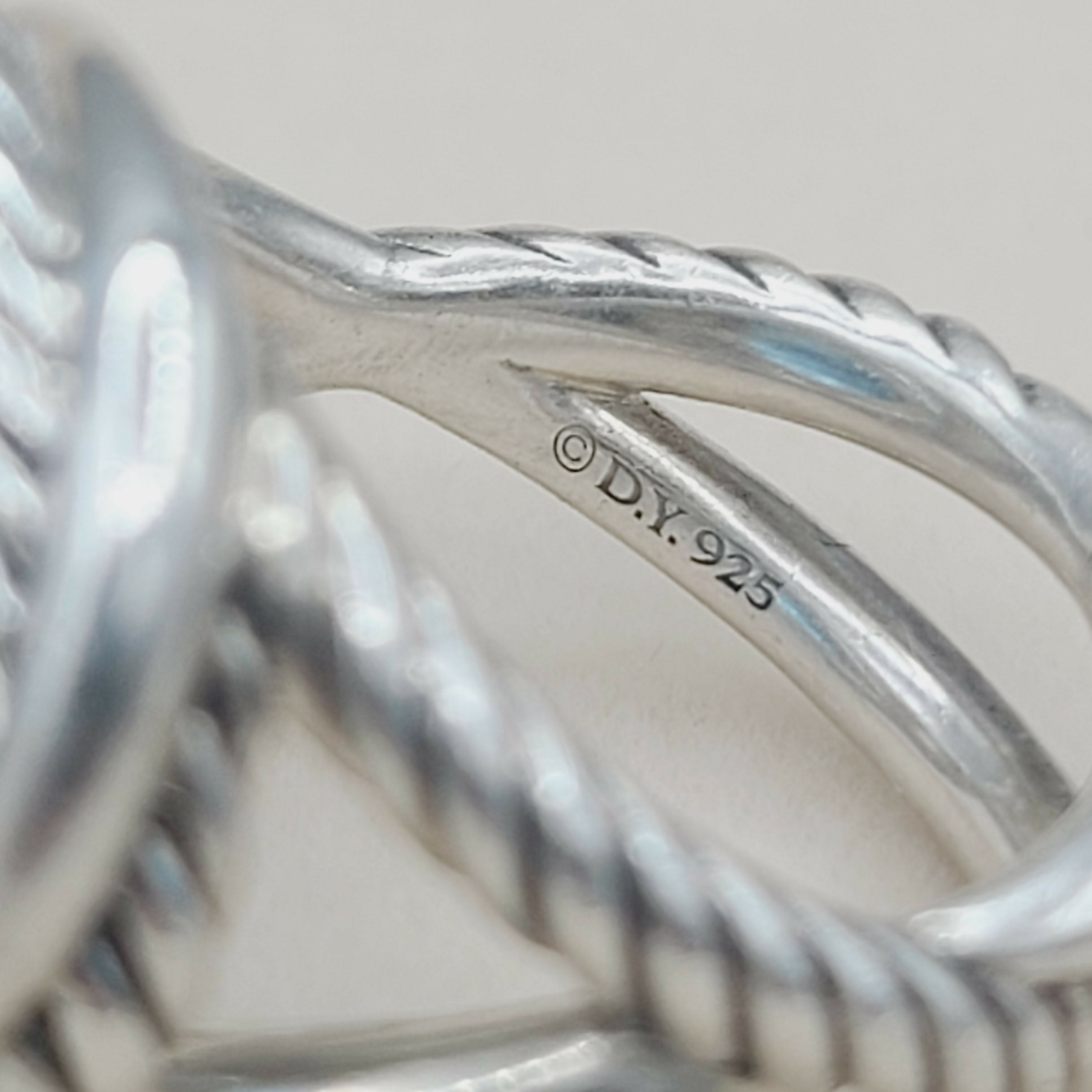 David Yurman Infinity Ring 11mm Blue Topaz、mySite、hinf8tx79