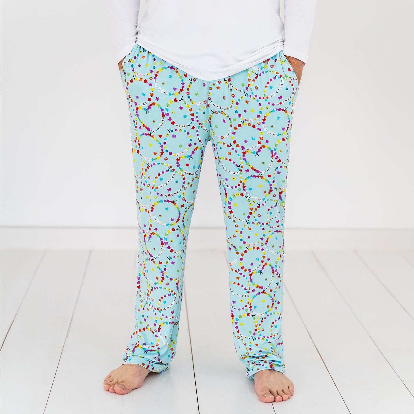 Friends Forever Men's Pajama Pants、mySite、g9winljtr