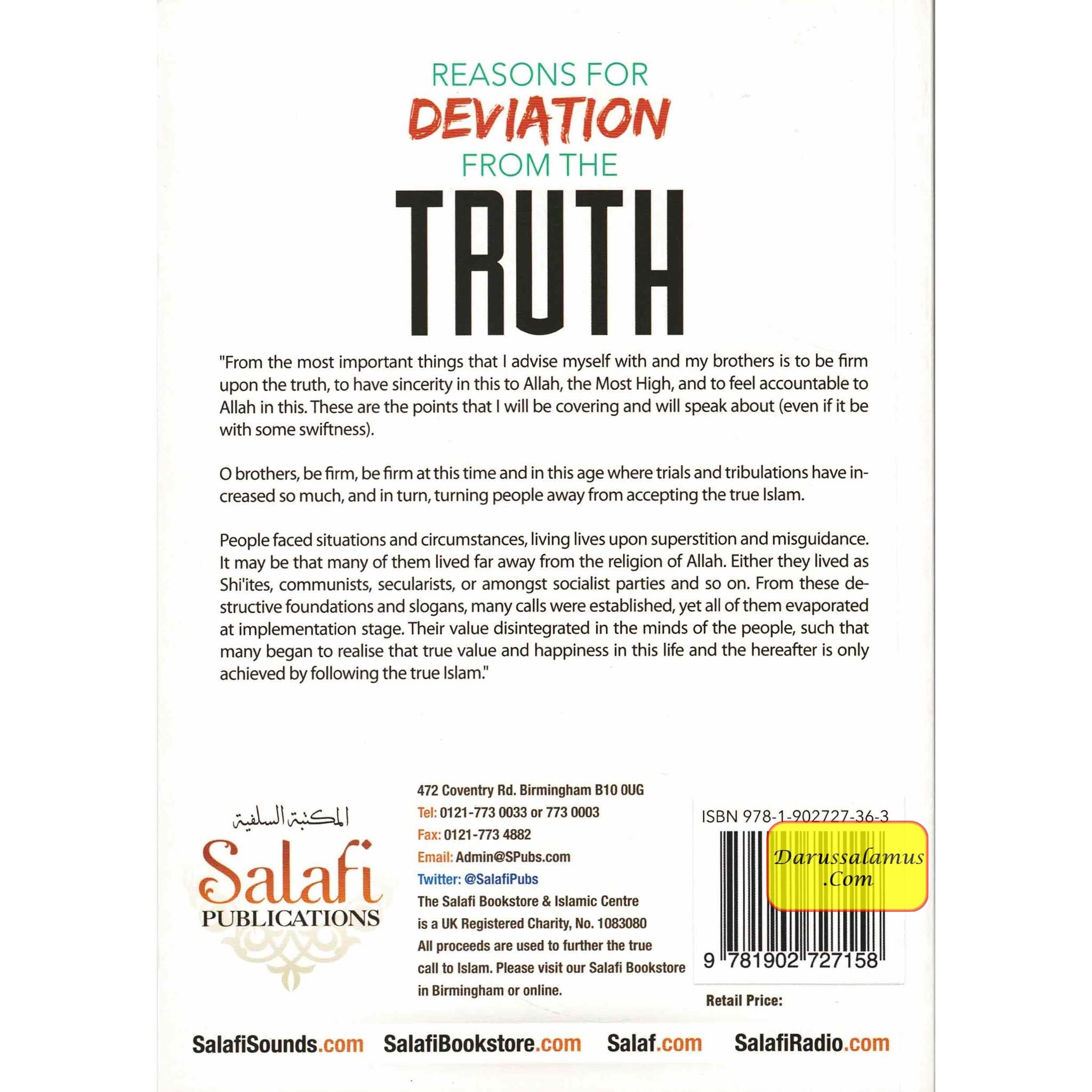 Reasons for Deviation from the Truth By Shaikh Rabi' bin Hadi al-Madkhali、mySite、topwebapps