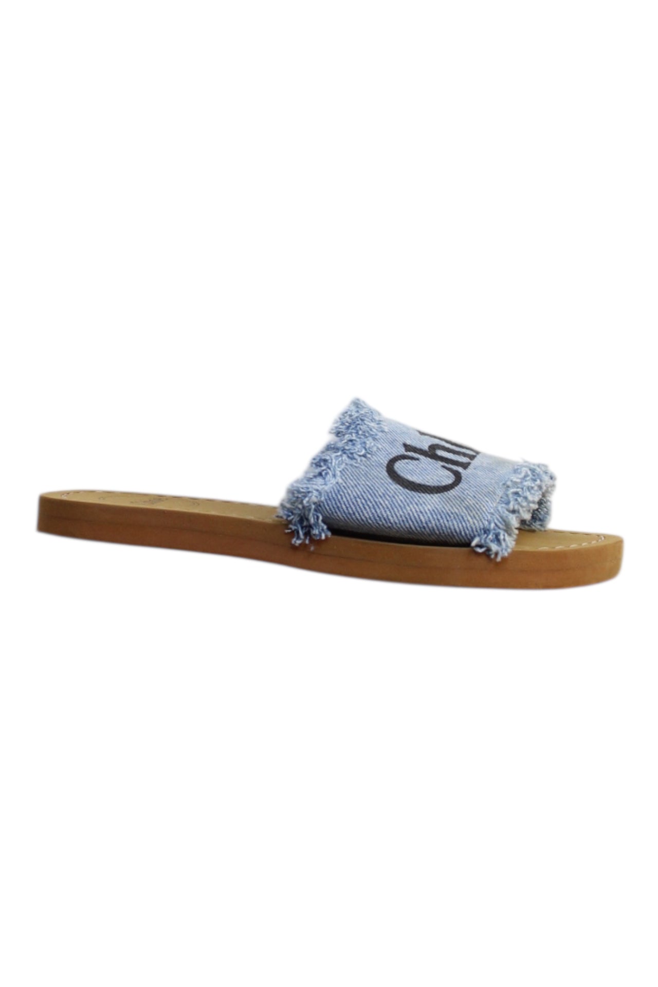 Chloe Denim Slide Sandals EU28、mySite、g9winljtr