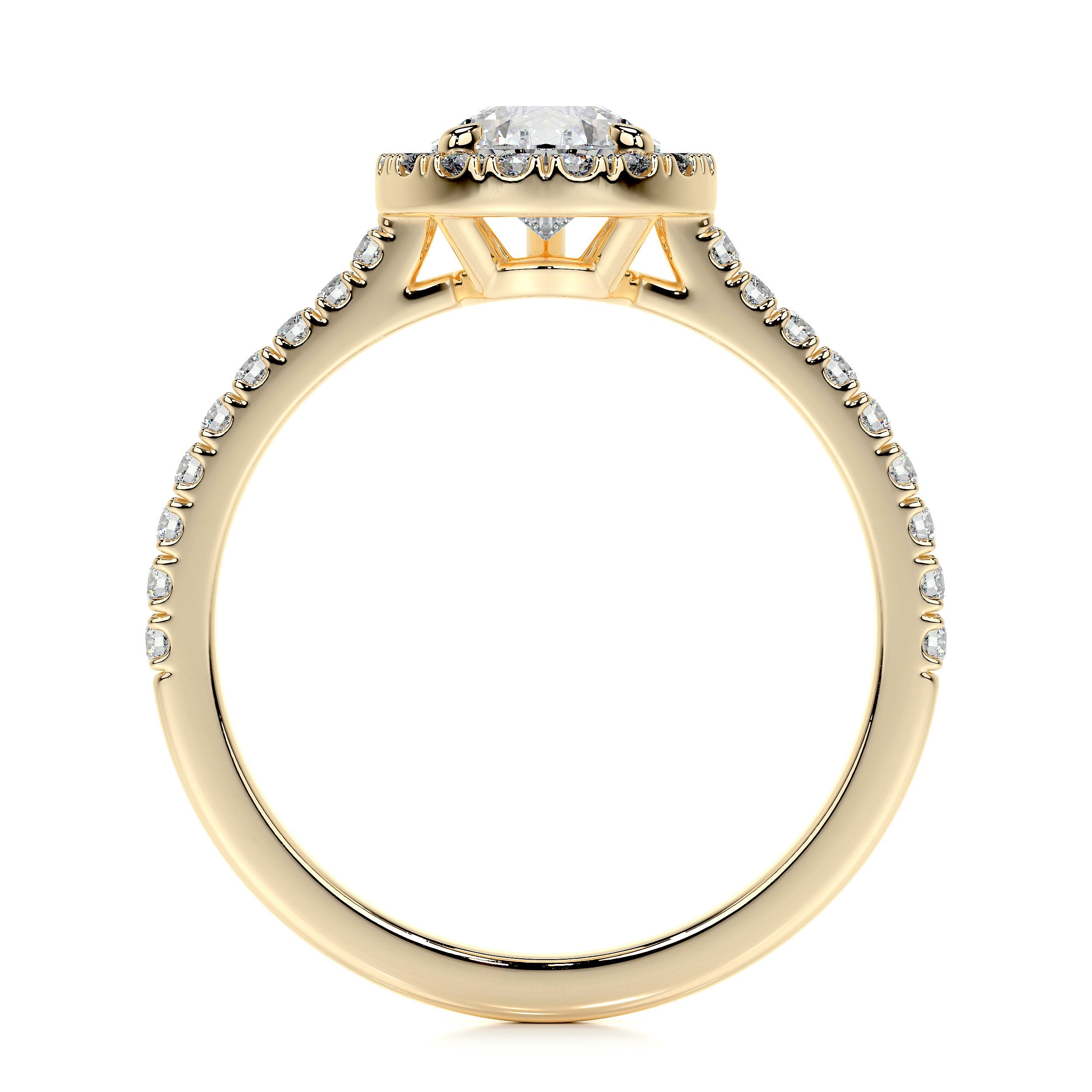 Sophia Lab Grown Diamond Ring -18K Yellow Gold、mySite、hinf8tx79