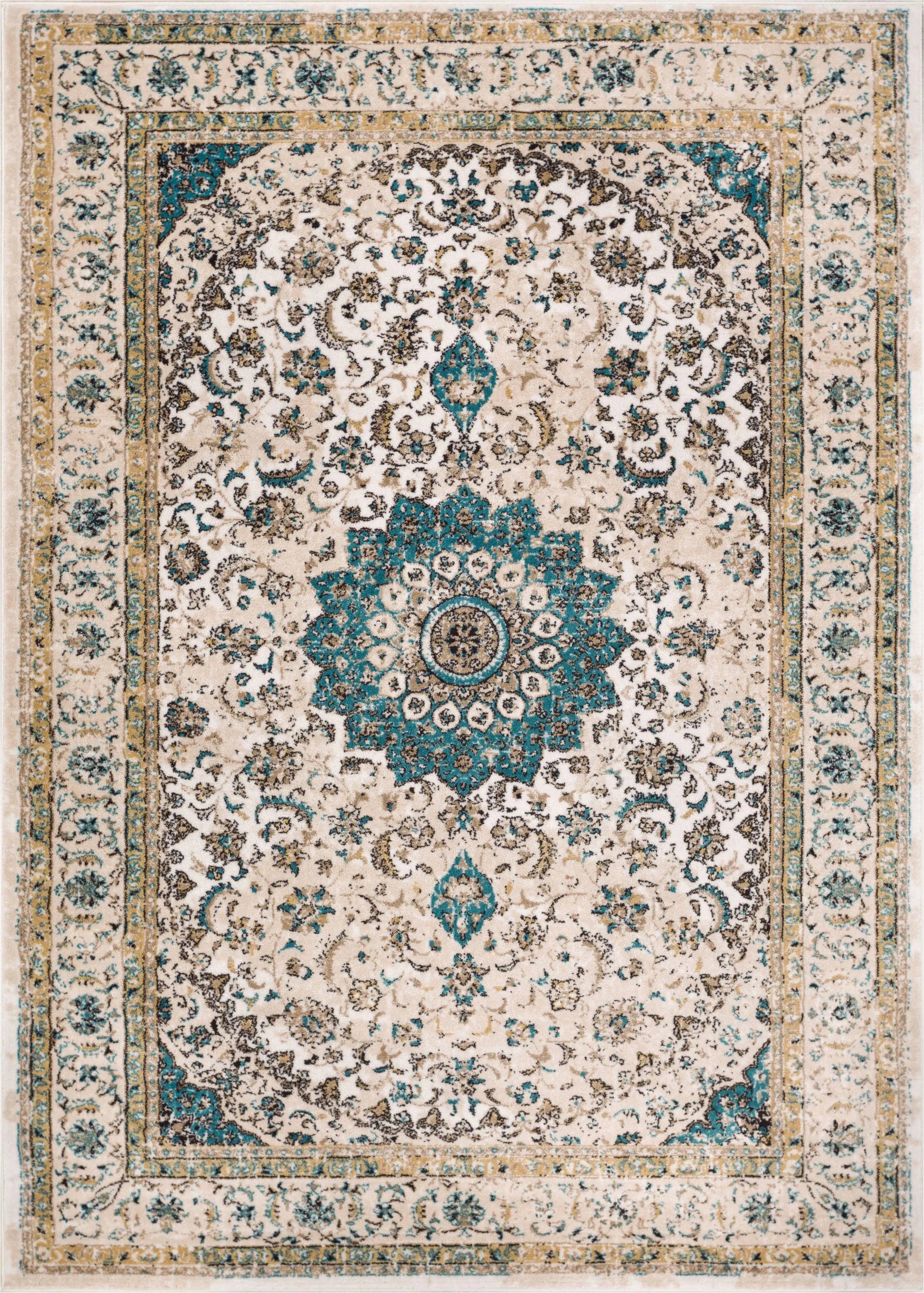 Mahal Beige Vintage Medallion Rug、mySite、gigharbornorthrealestate