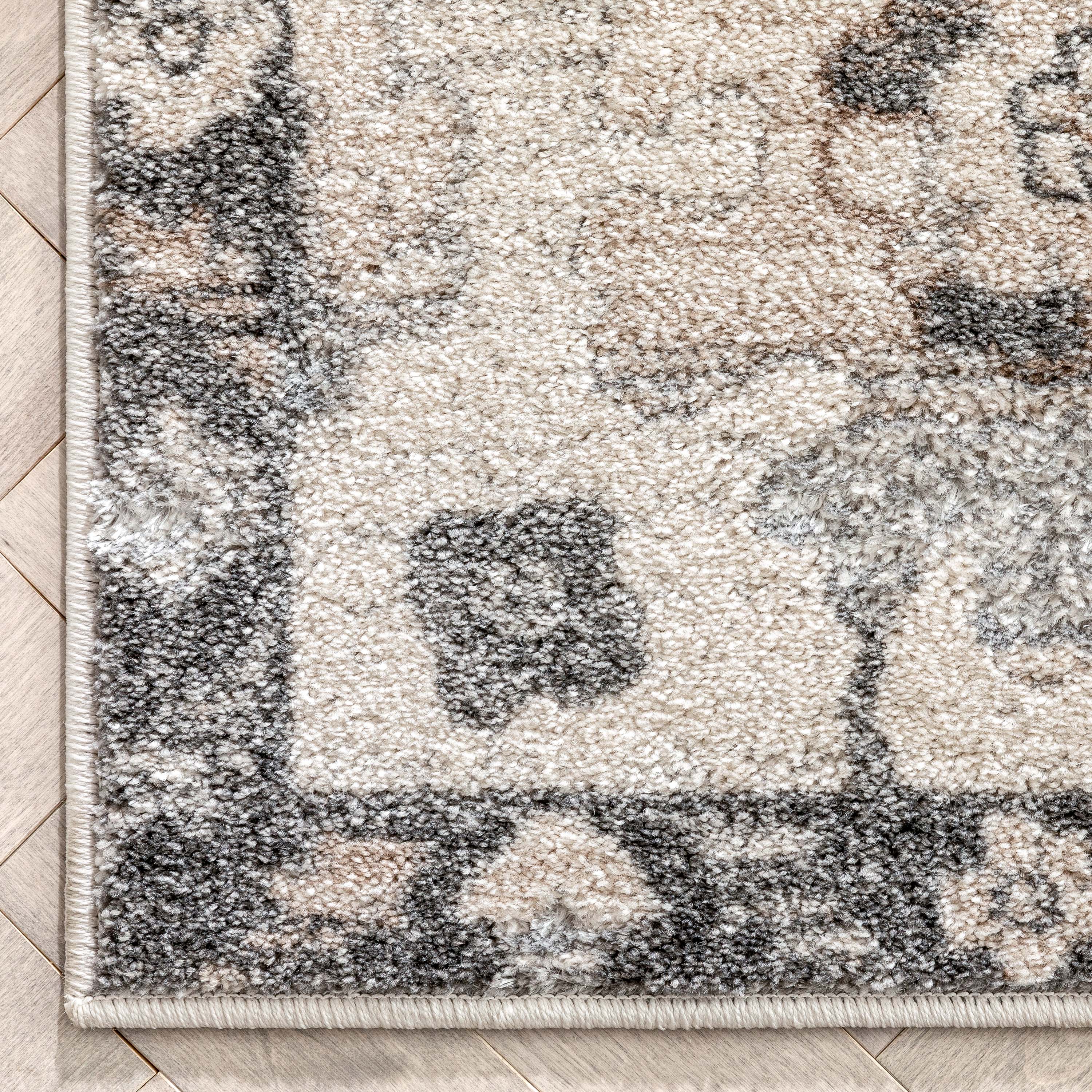 Selma Oriental Floral Pattern Grey Vintage Rug、mySite、gigharbornorthrealestate