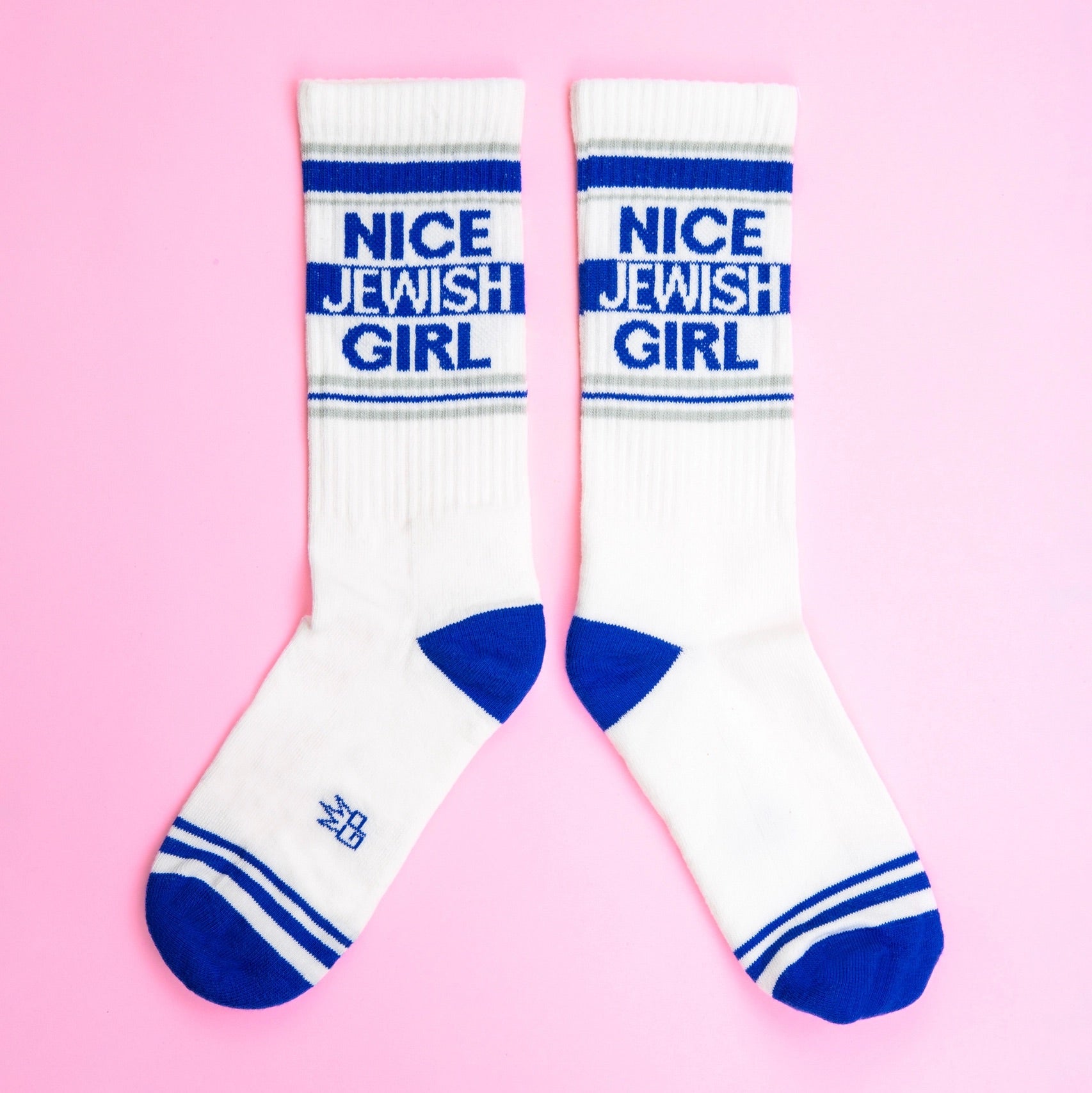 Nice Jewish Girl Gym Crew Socks、mySite、g9winljtr