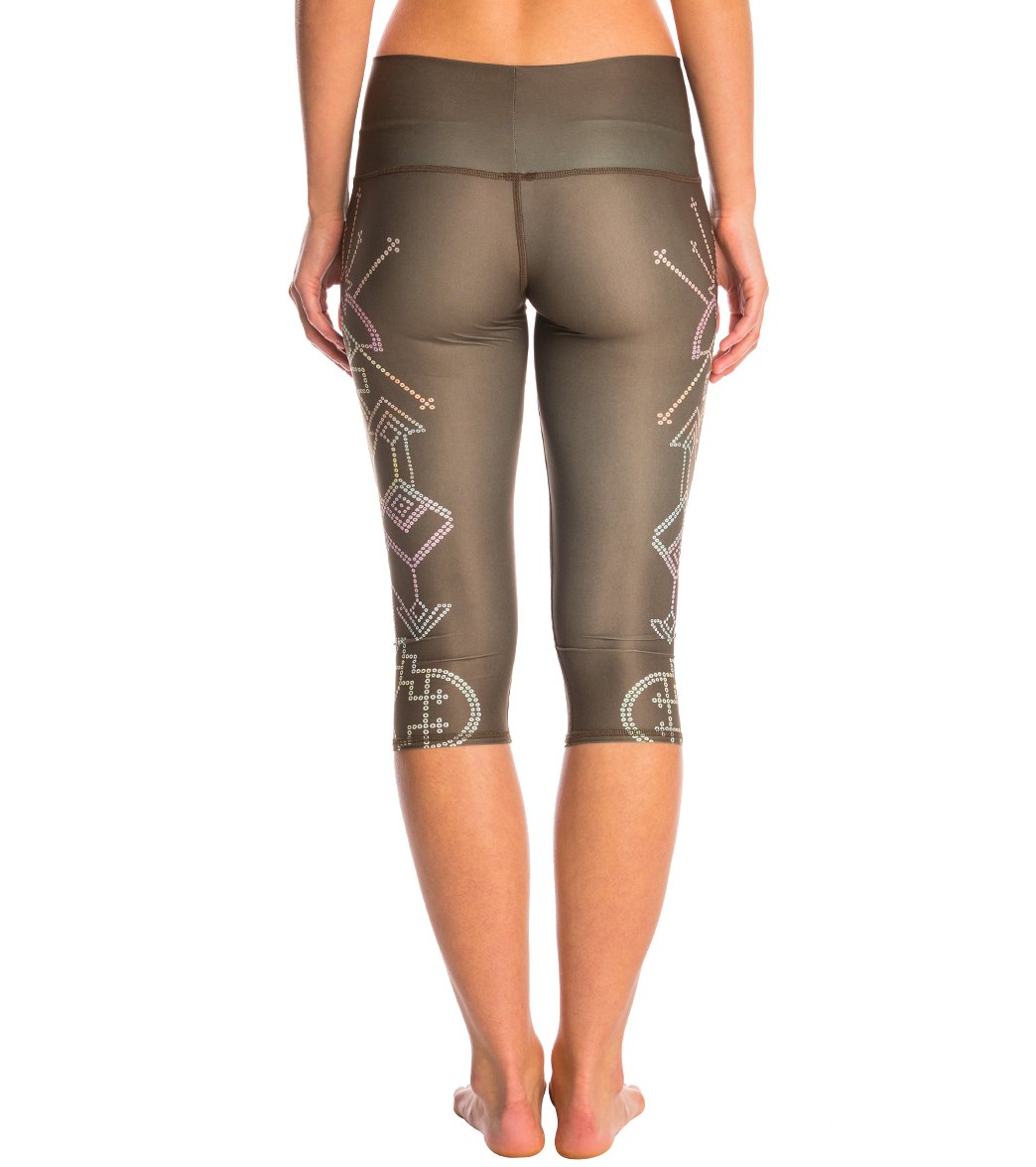 Teeki Seven Crowns Goddess Yoga Capris、mySite、noshort