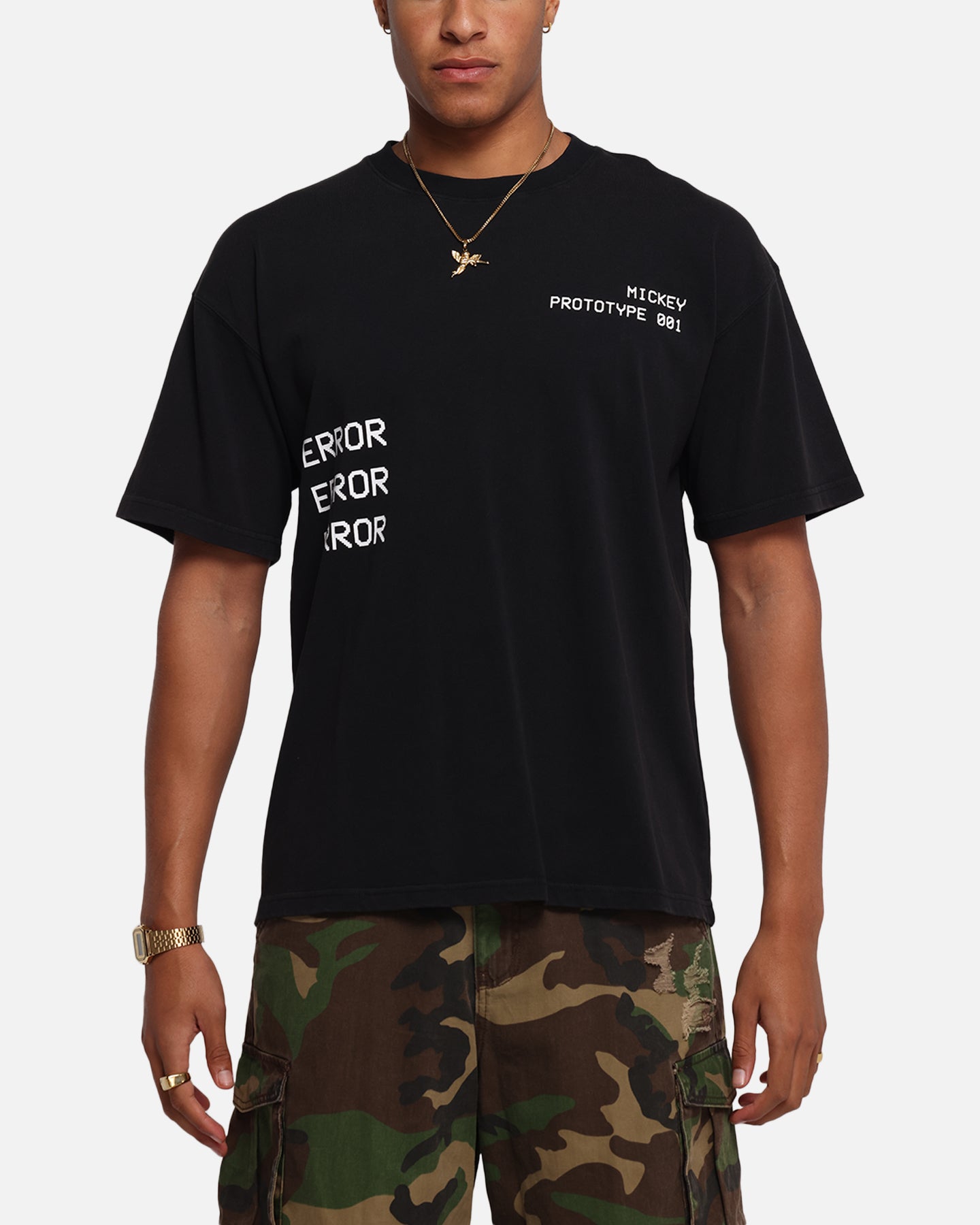 American Thrift Disney Mickey Prototype 001 T-Shirt Black、mySite、zt4zffjzw