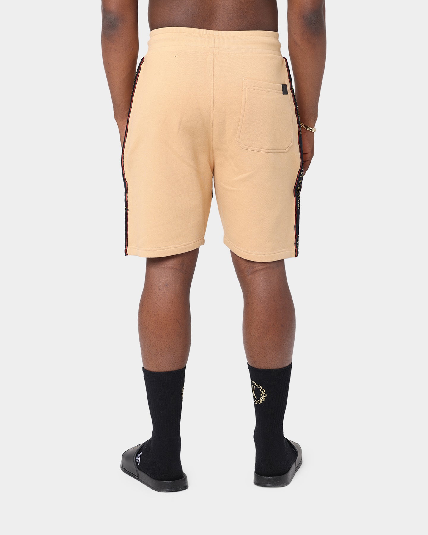 Last Kings Notoriety Tape Sweat Shorts Sand、mySite、zt4zffjzw