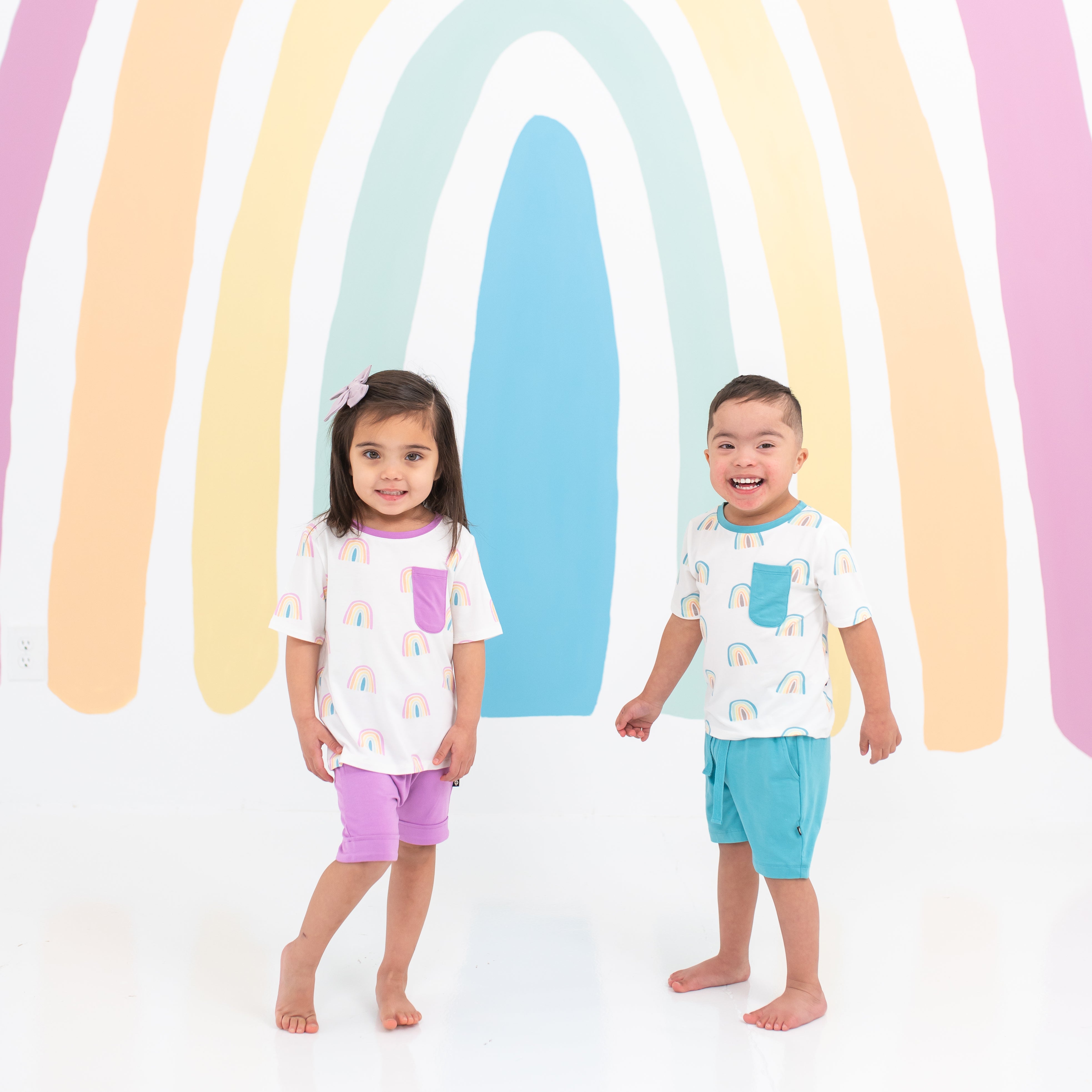  Toddler Crew Neck Tee in Poi Rainbow、mySite、layawaytickets