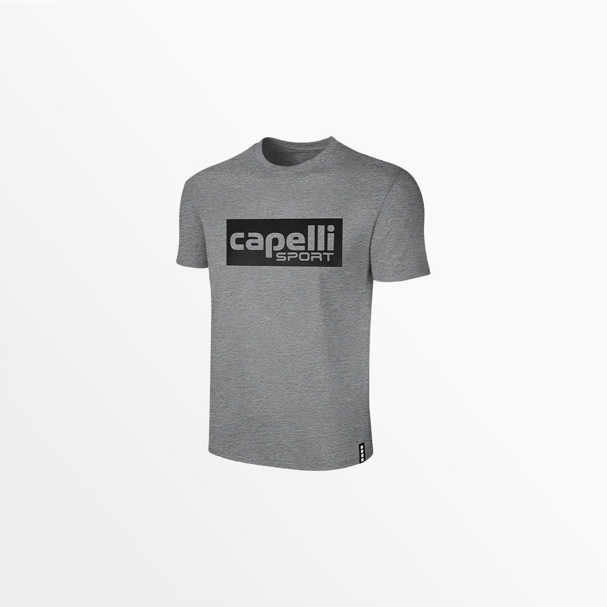 YOUTH CREW NECK TEE W/ OVERSIZED CENTER LOGO