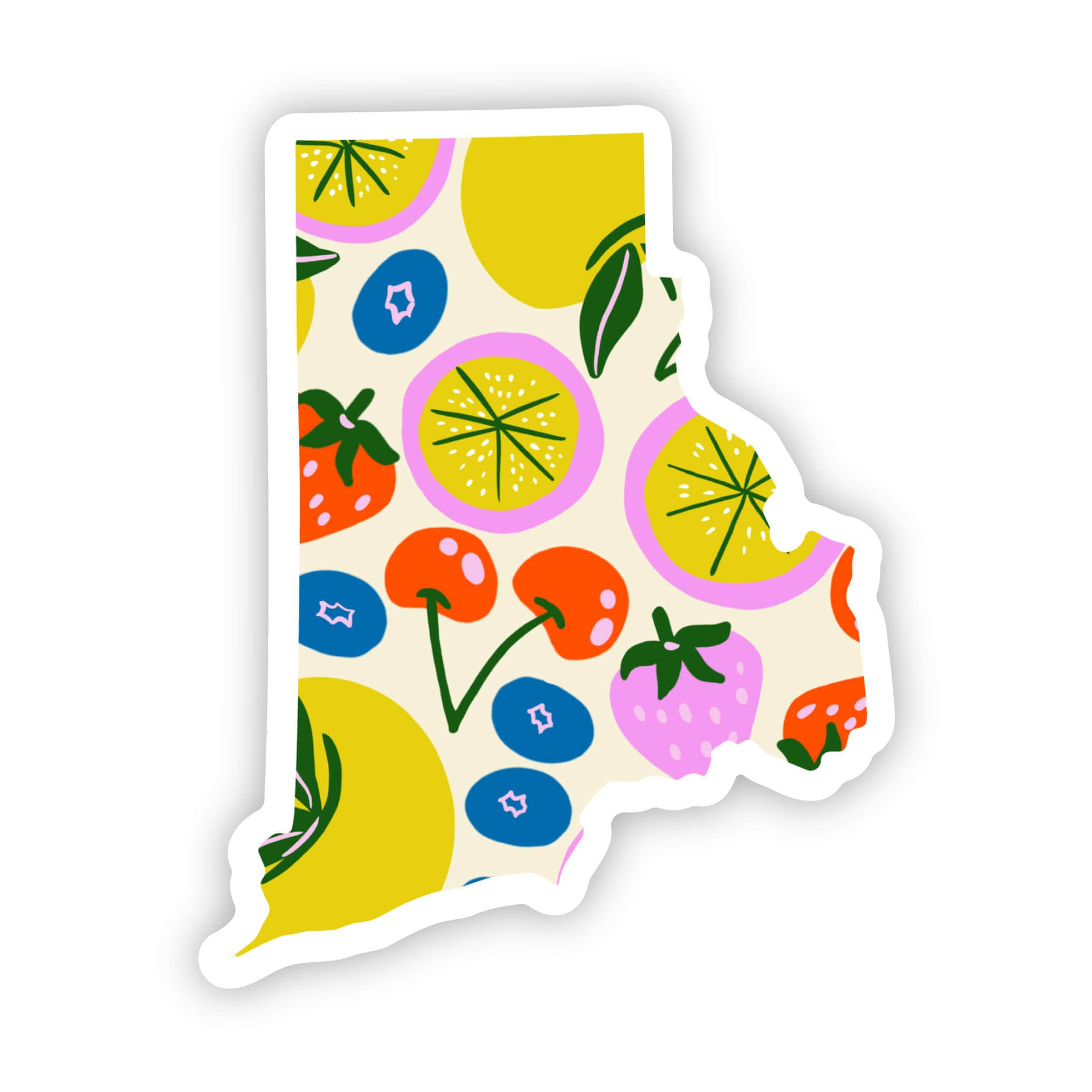  Rhode Island Sticker - Cute Fruits、mySite、ghnorth
